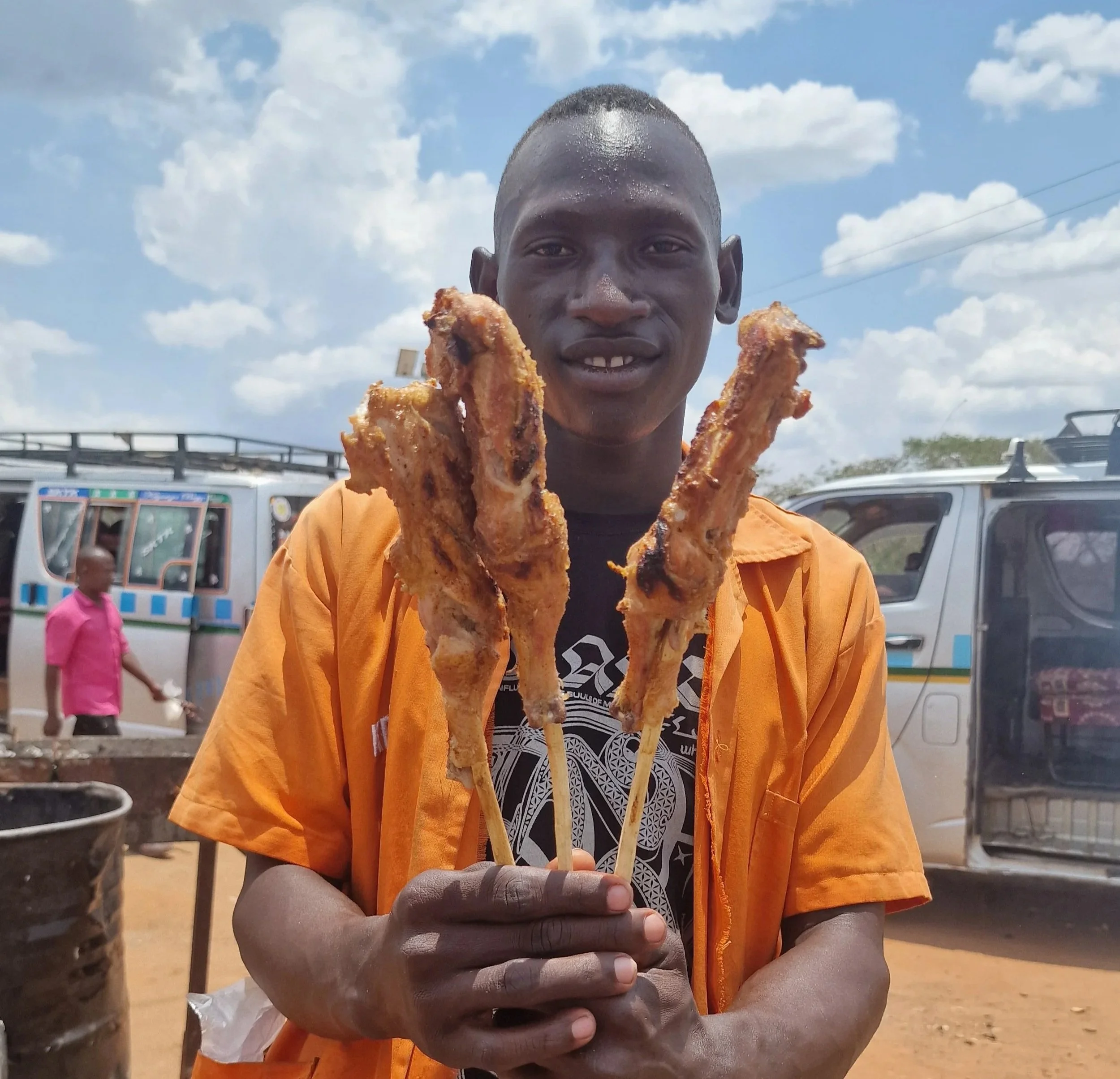 Uganda delivers the best roadside chicken roaster…