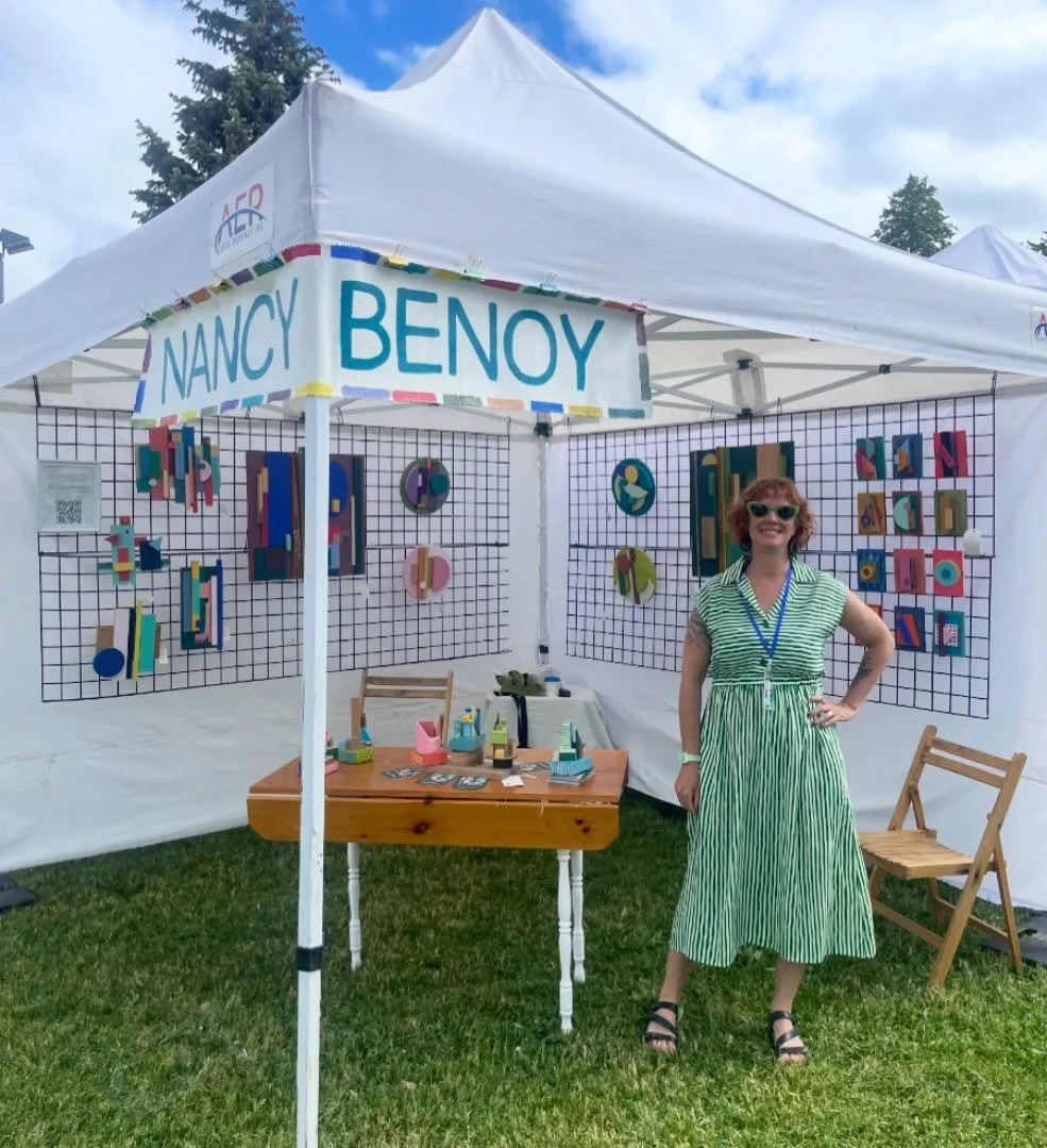 Day 2 @riverdaleartwalk! Here till 5pm

Jimmy Simpson Park
872 Queen Street East, Toronto

#canadianartist 
#abstractartist
#assemblageart 
#colourforyourwalls