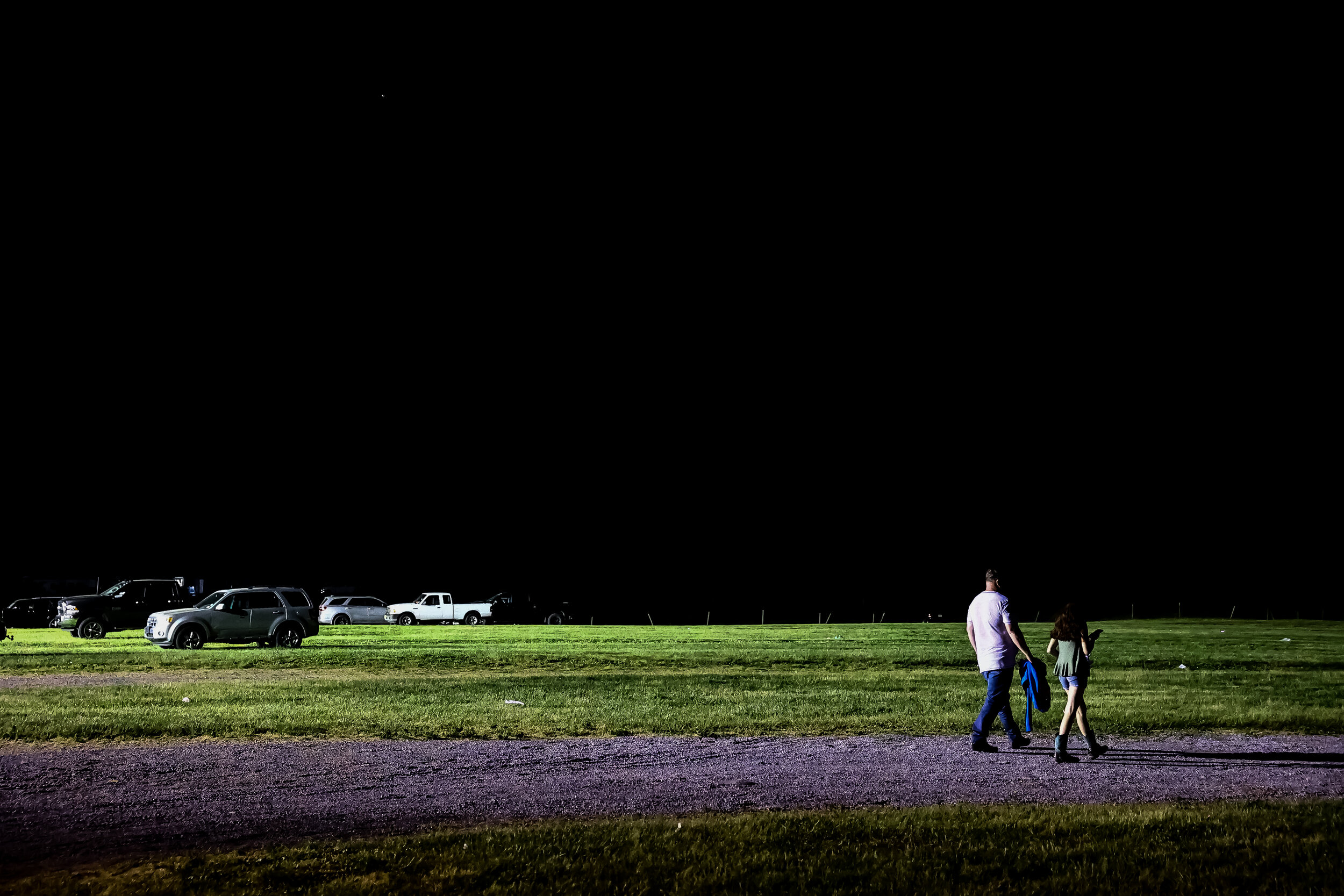 The evening officially ended around 11:15 PM when most of the parking lot had cleared out and the bulk of attendees had gone home.