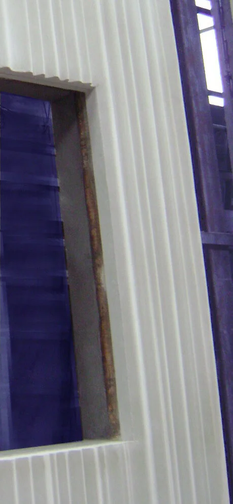 panel sandwich con fibras