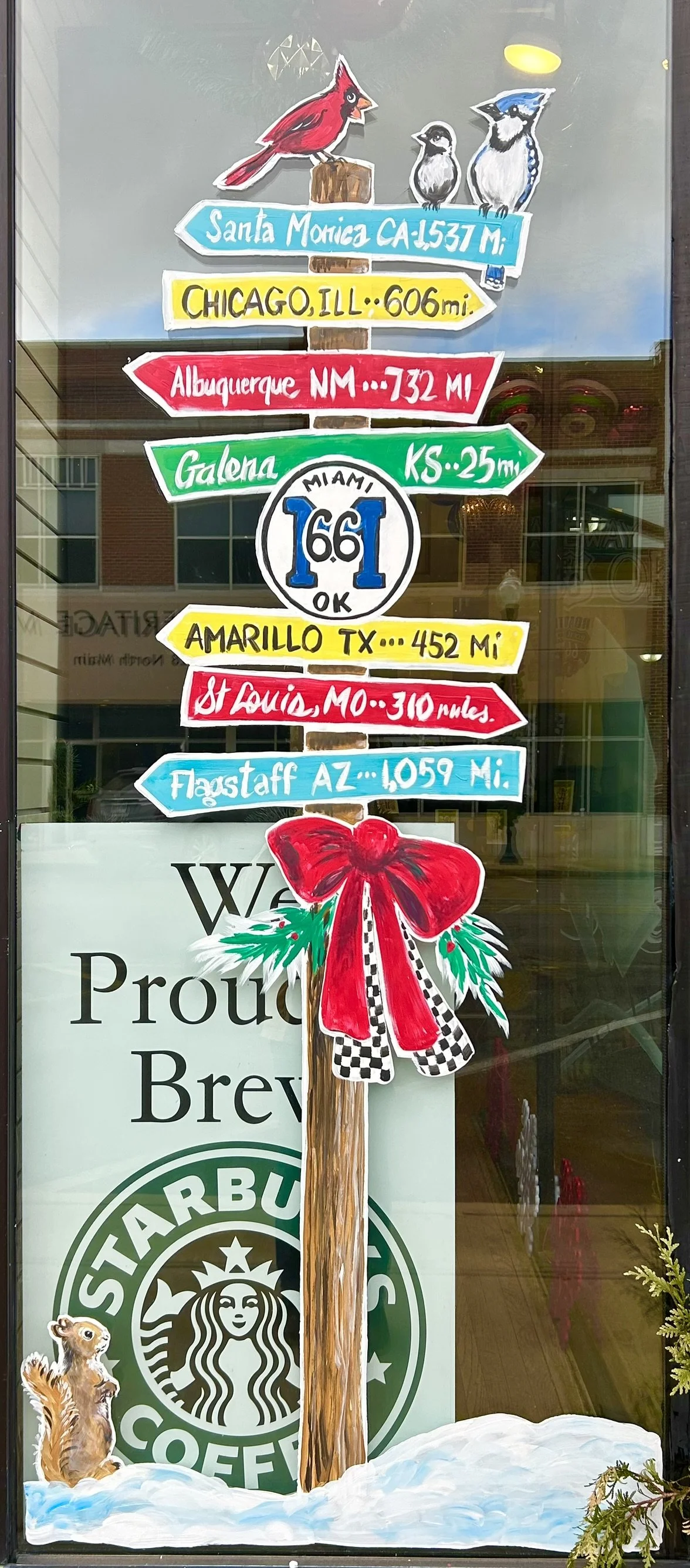 South sidewalk window at Chapters. 2025.