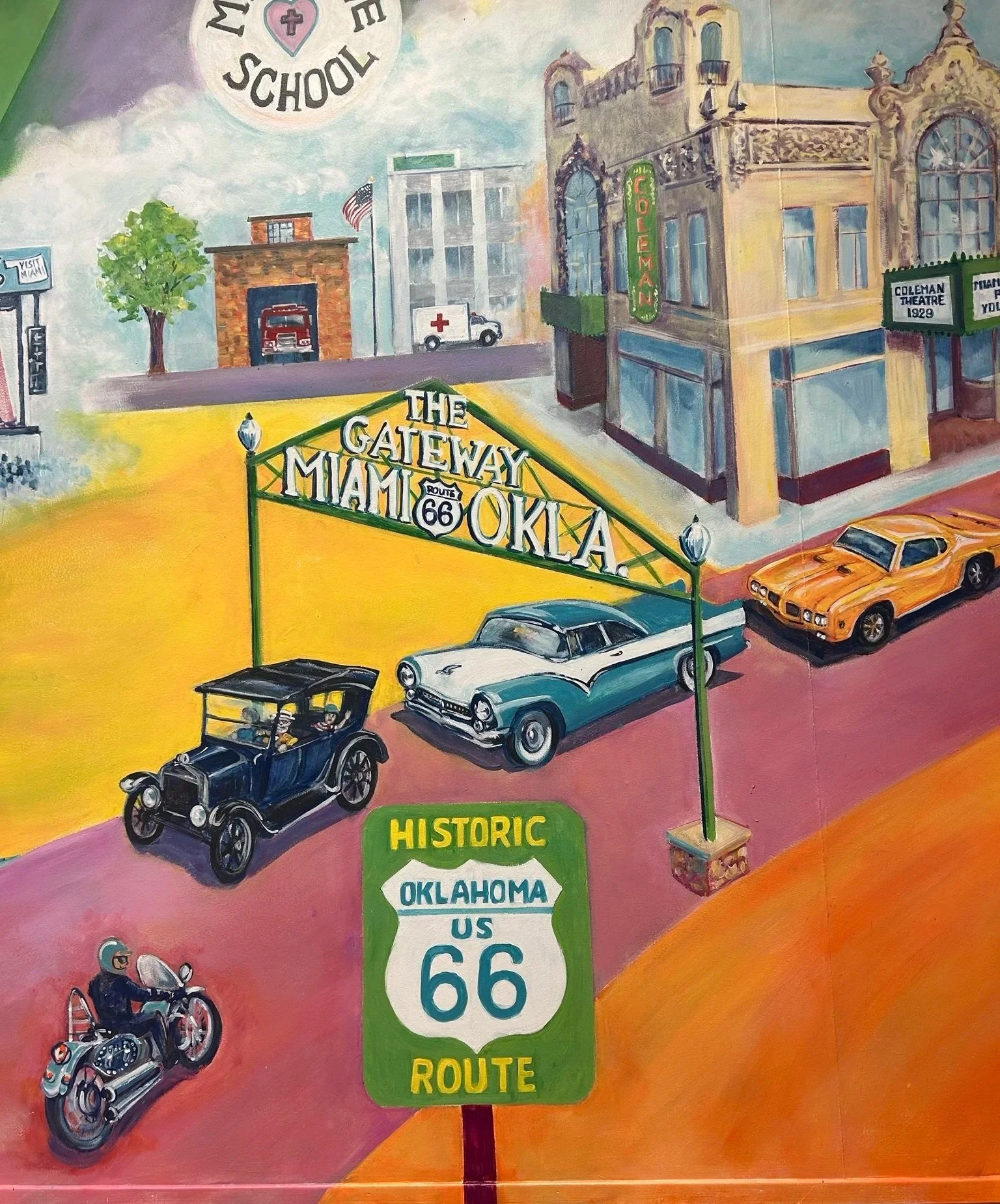 Detail, Miami Public Library Mural. 2023.