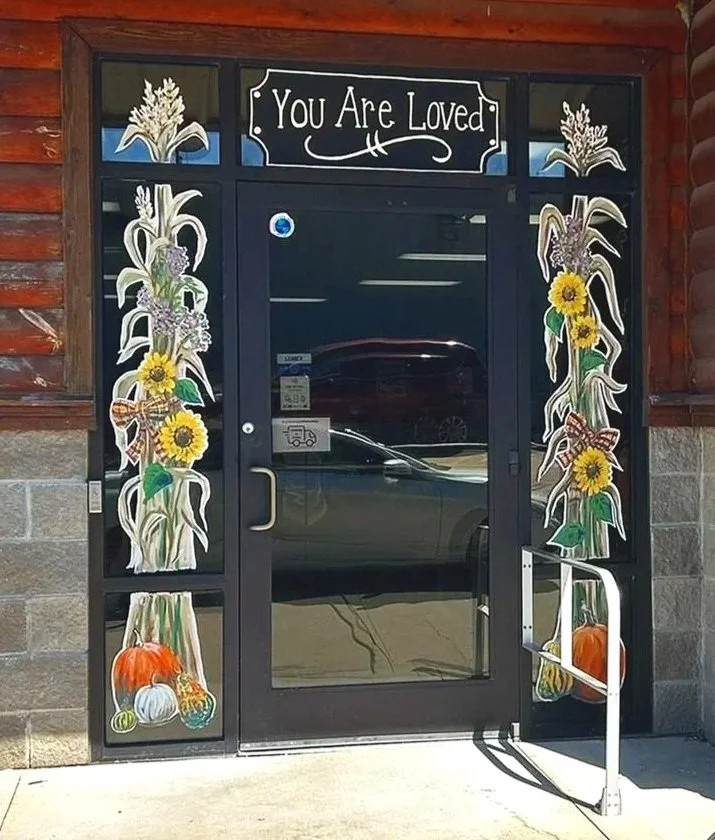 Fall Update to Window Art at The Washboard in Grove, OK. 2026.
