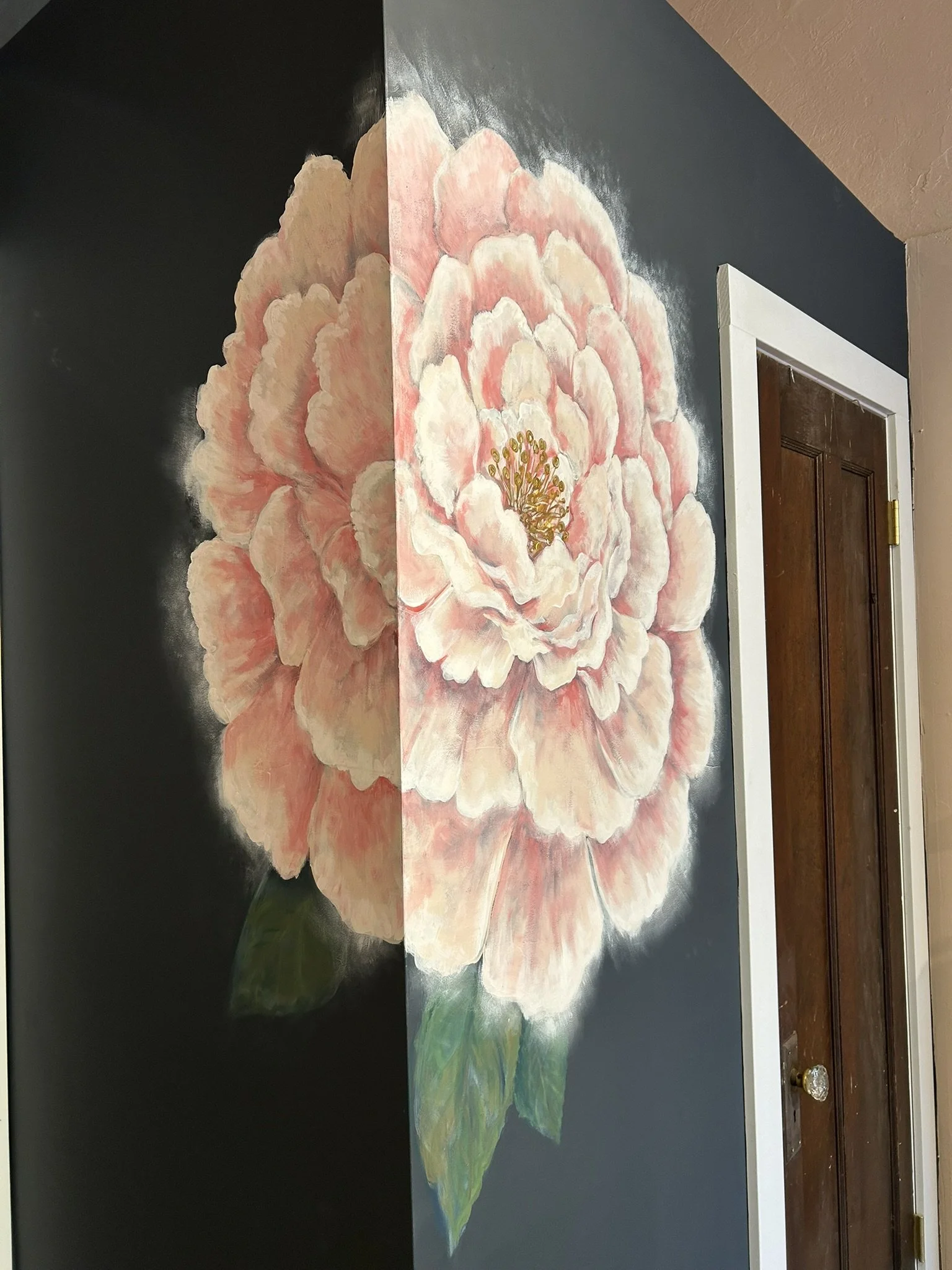 Painting for Dressing Room Wall at Flint Creek Bath & Boutique, Coleman Shops in Miami, OK. 3.5'x3.5'. 2026.