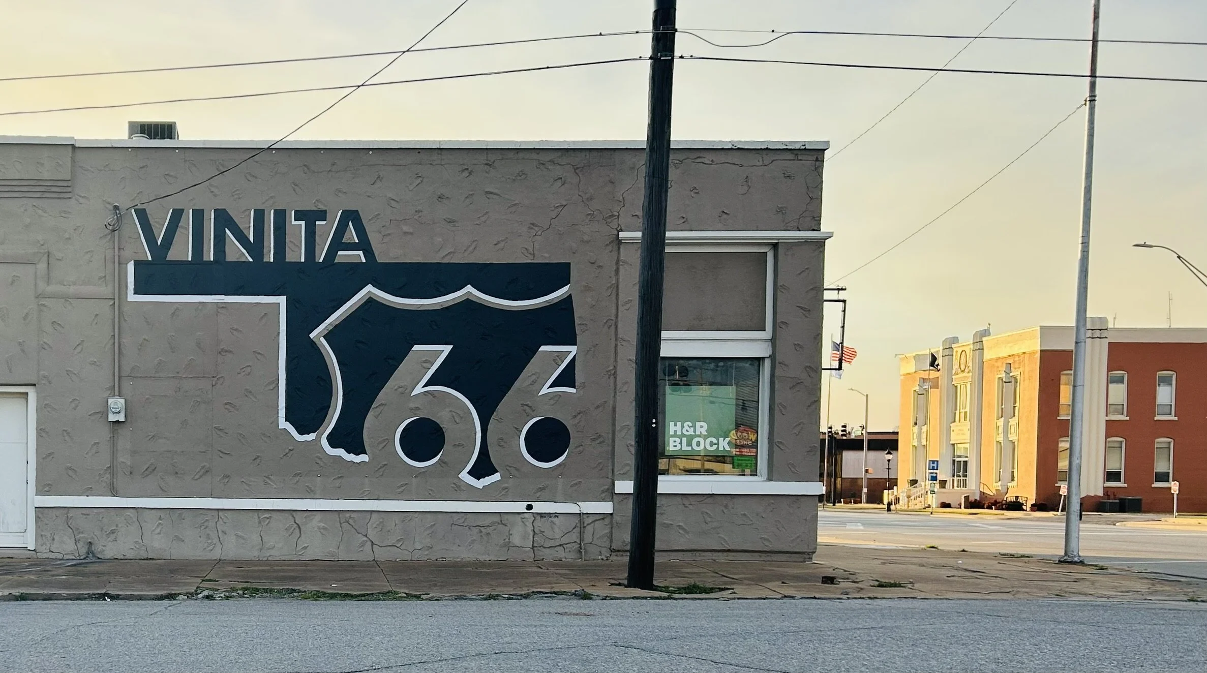 Long View-Route 66 Mural for Vinita, OK. 2026.