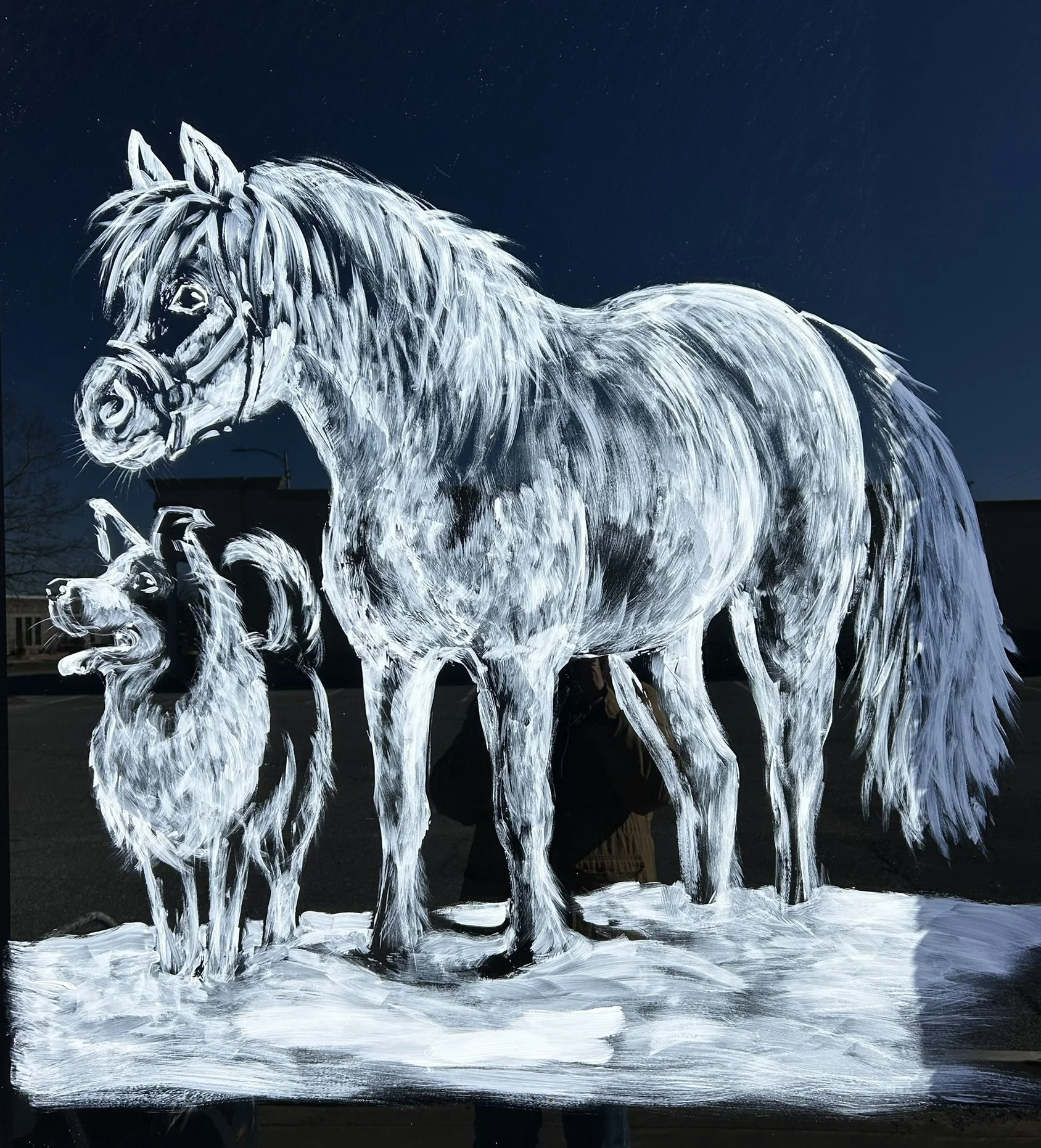 Detail, Stockwell & Connors window. 2025.