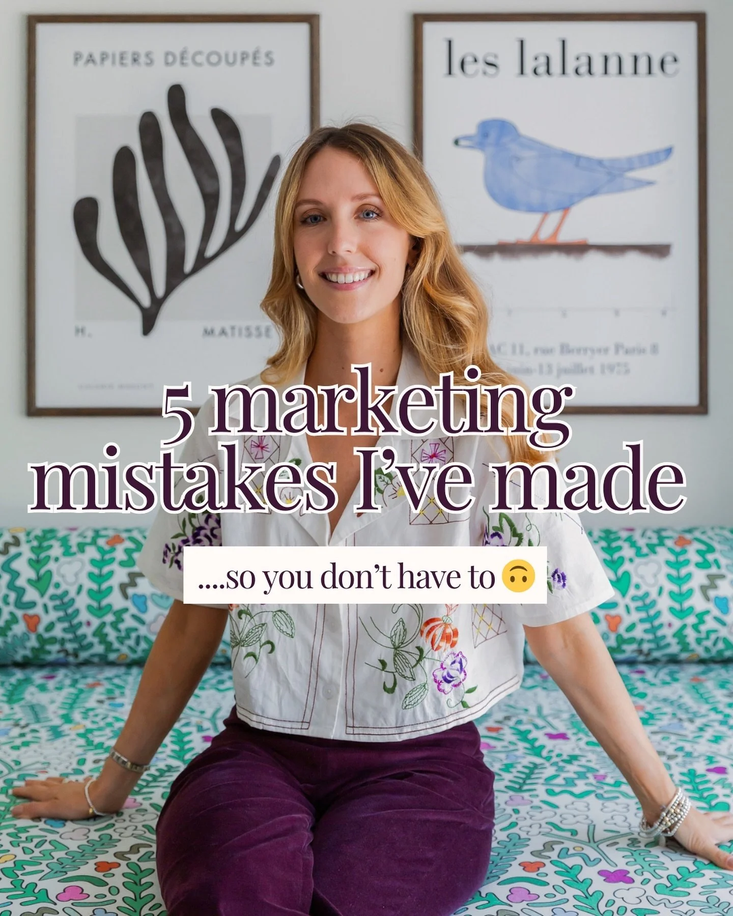 It was hard to choose only 5 tbh👇🏼

Mistake 1: worrying about competitors 👀

Comparison is the thief of joy... and focus. When you worry too much about your competition, you&rsquo;ll stop focusing on your customer and how you can better serve them