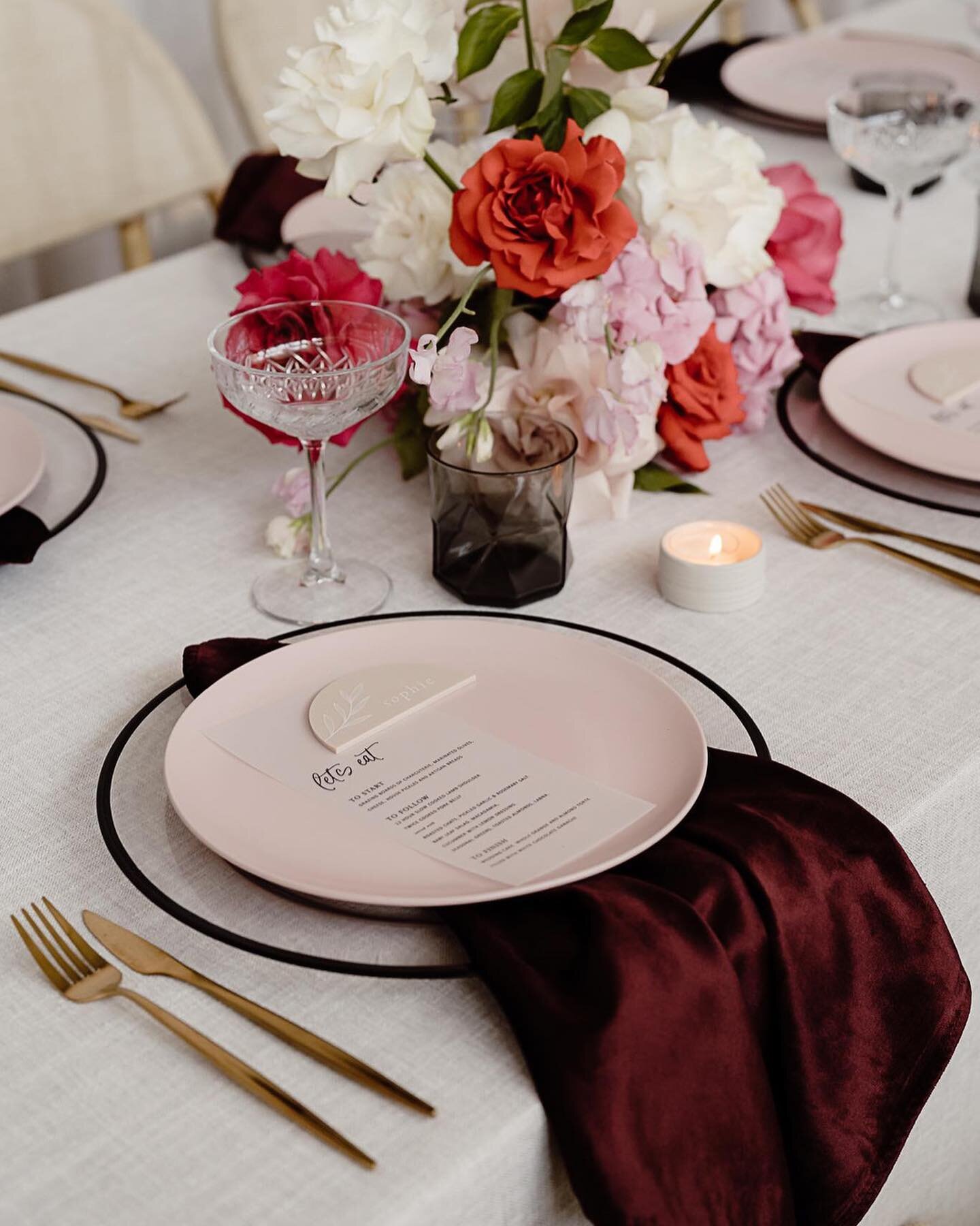 Remember this  B-E-A-U-T-I-F-U-L shoot featured in Hello May? 
⠀⠀⠀⠀⠀⠀⠀⠀⠀
Featuring our Halo Matte Gold Cutlery, Black Rim Charger Plate, Pink Dinner Plate, Stone Candle Votive, Black Geo Water Glass and Champagne Coupes.
⠀⠀⠀⠀⠀⠀⠀⠀⠀
Stying @nudoevents
