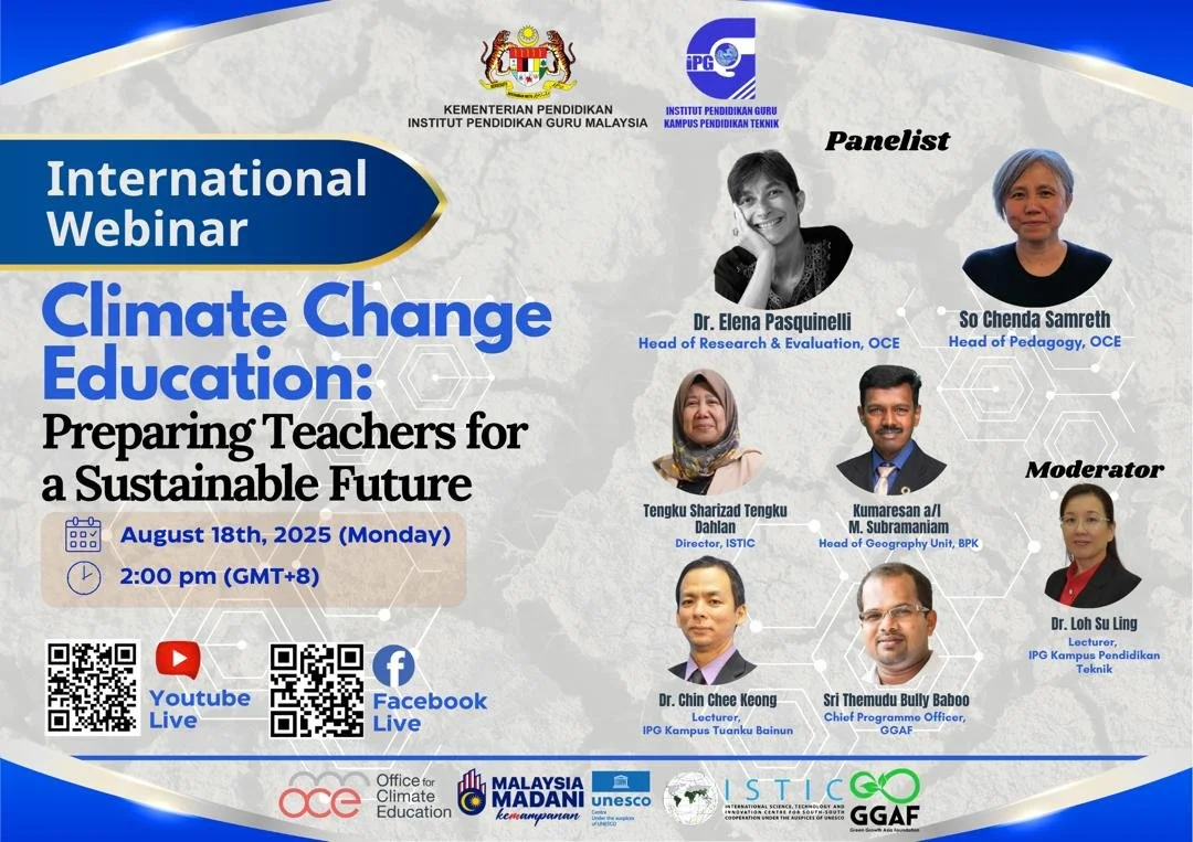 International Webinar on Climate Change Education: Preparing Teachers for a Sustainable Future