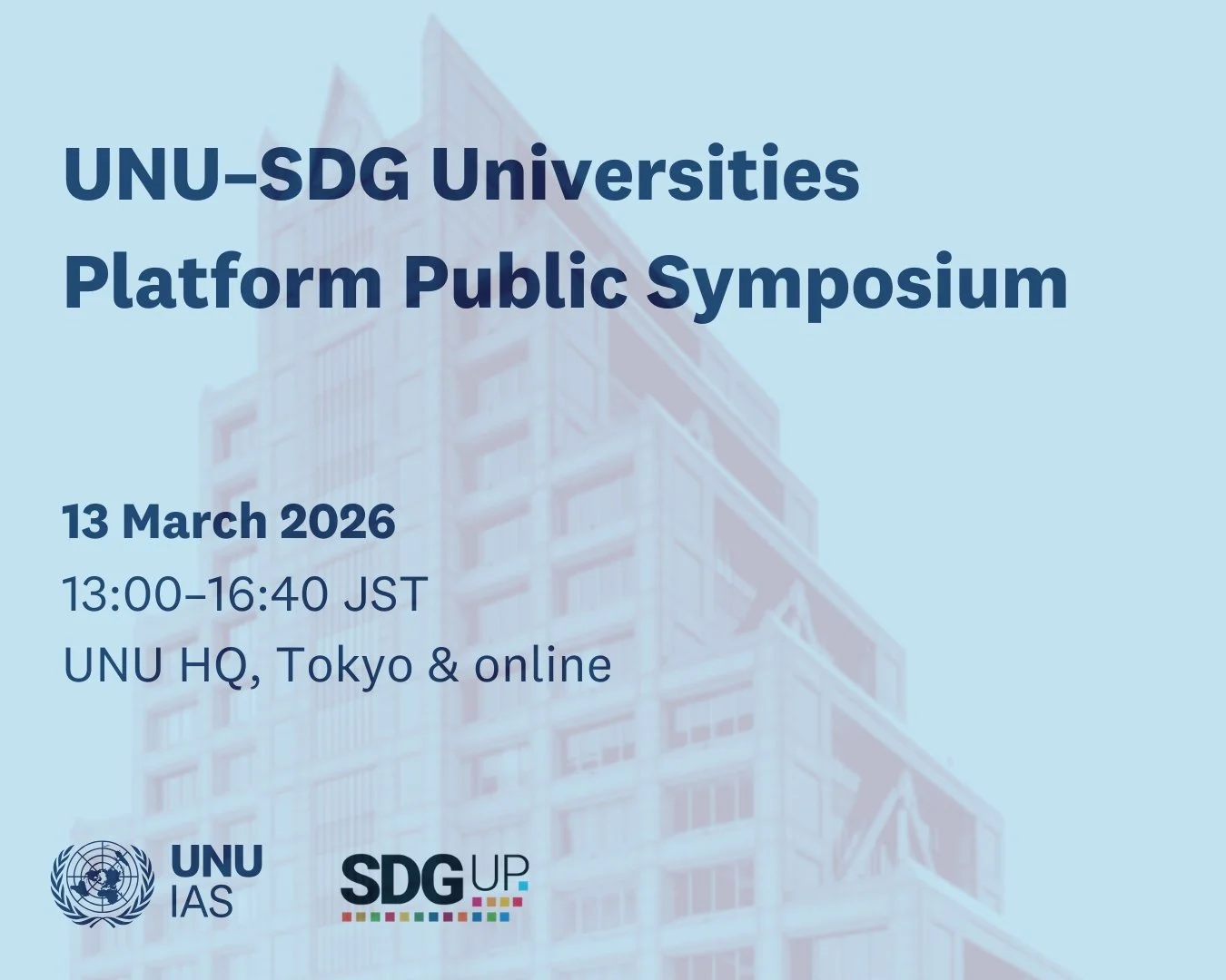 SDG–UP Public Symposium 2026