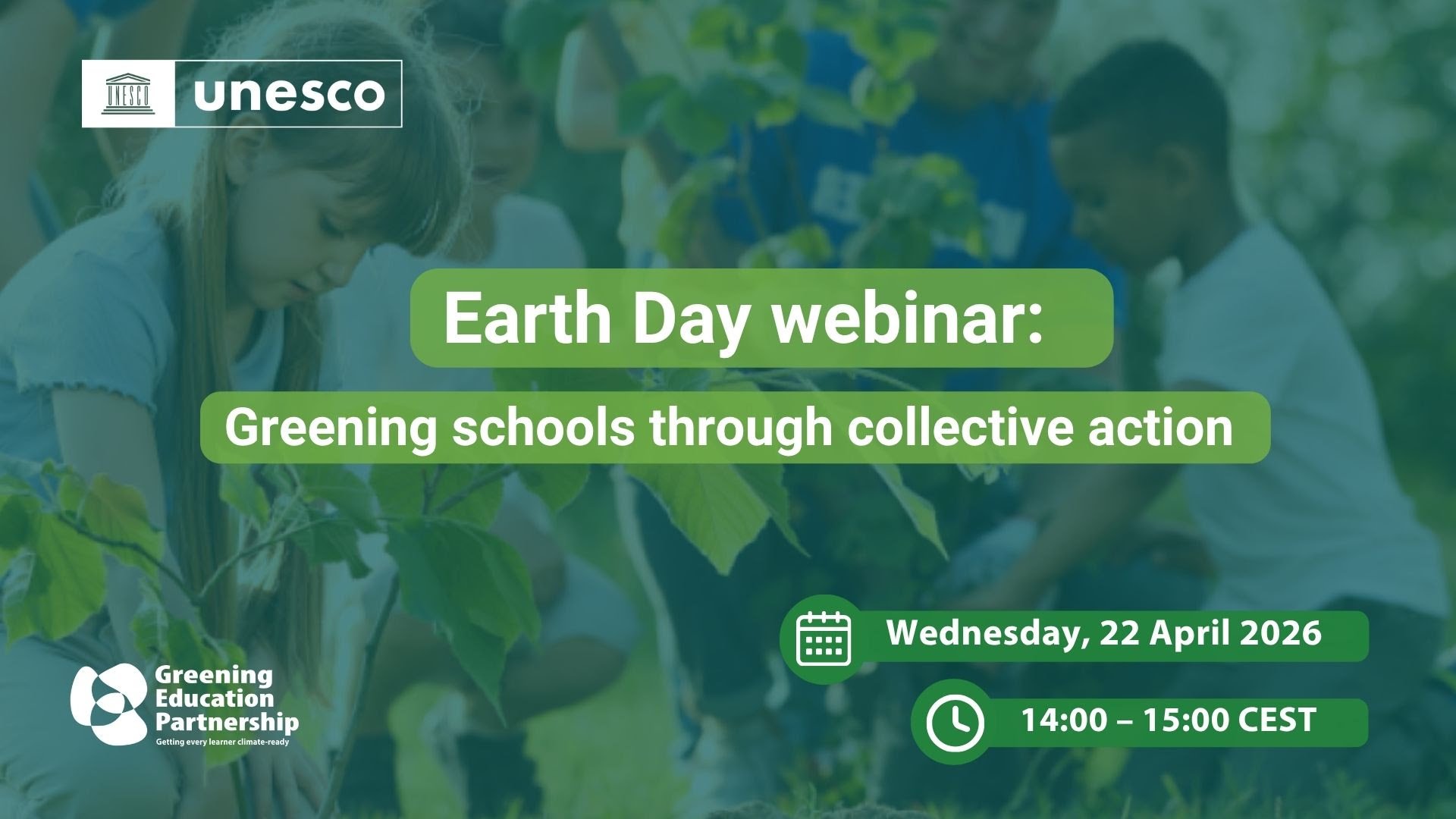 Earth Day Webinar: Greening Schools through Collective Action