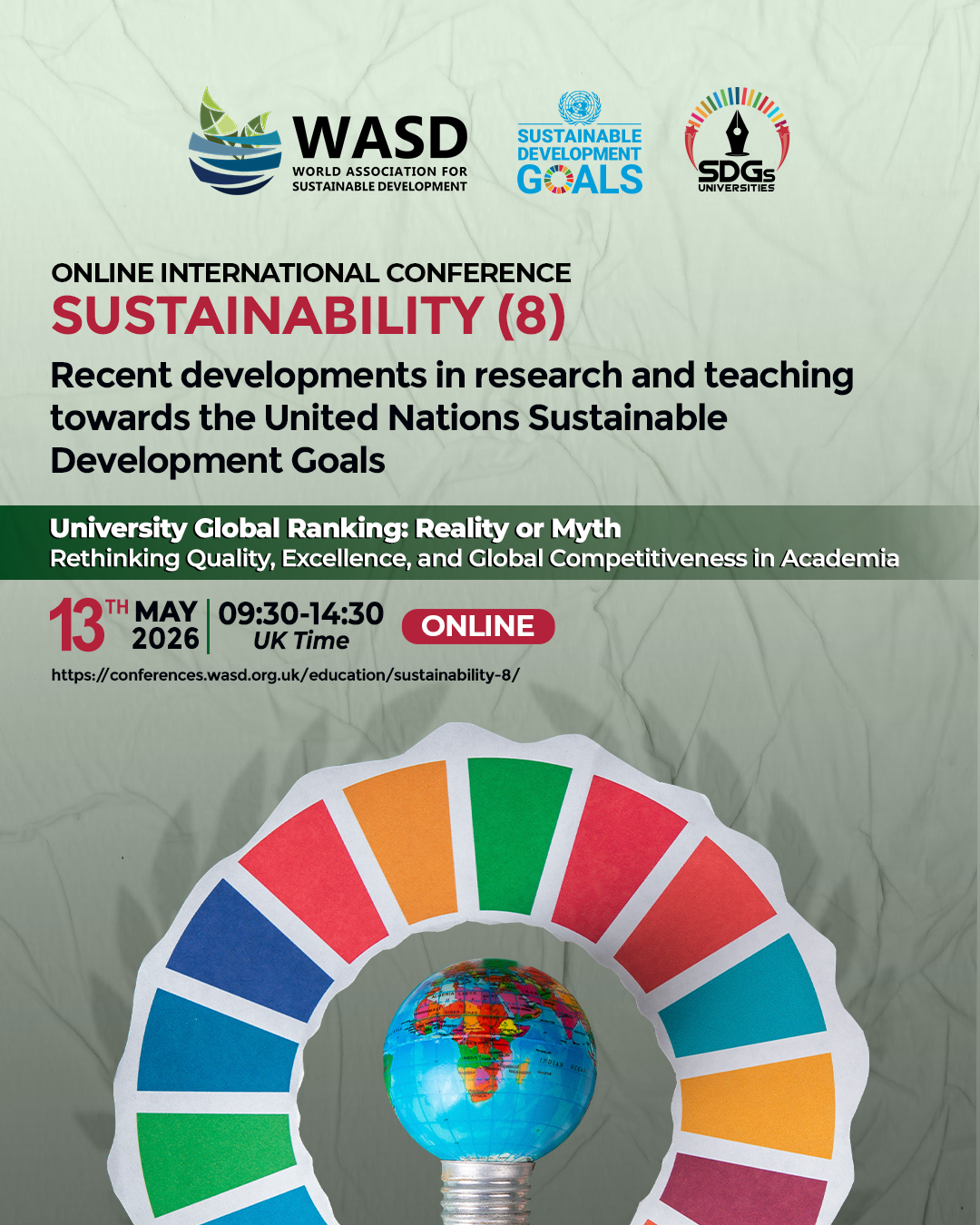 SUSTAINABILITY (8): Recent developments in research and teaching towards the United Nations Sustainable Development Goals