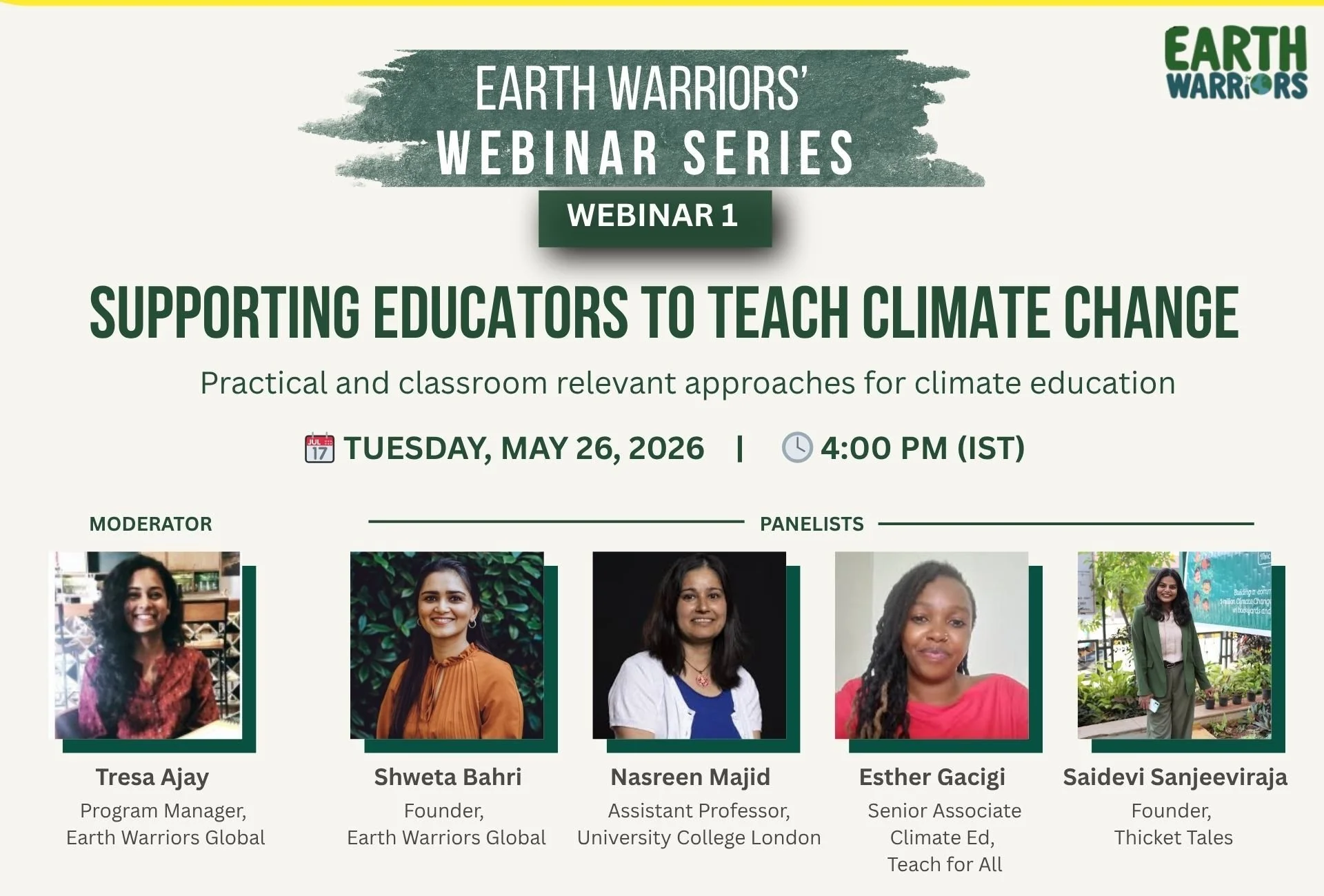 Supporting Educators to Teach Climate Change: Practical and Classroom-Relevant Approaches for Climate Education