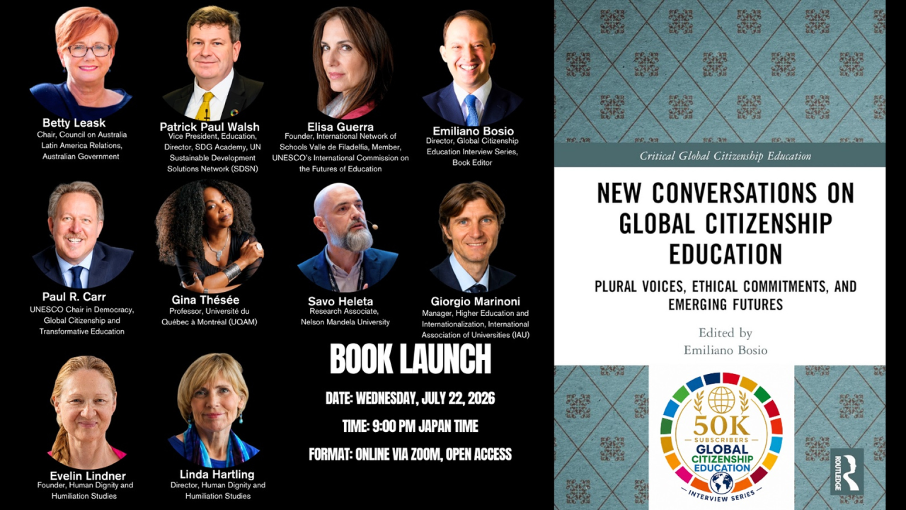 Book Launch | New Conversations on Global Citizenship Education