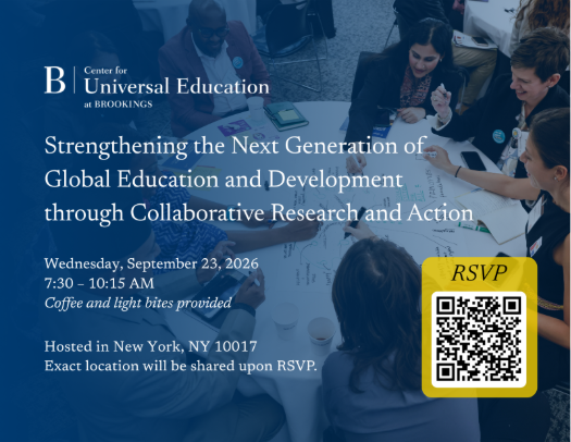 Strengthening the Next Generation of Global Education and Development