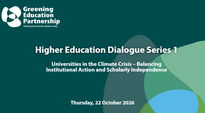 GEP Higher Education Dialogue Series 1