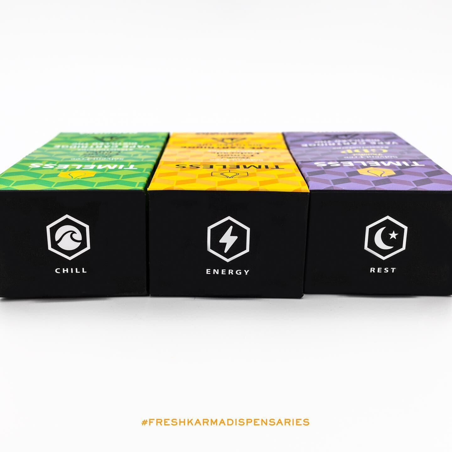 Chill 🧘&zwj;♀️, energy ⚡️, rest 💤 - which do you need this weekend?!

@timelessvapesoffical provides them all!

#freshkarmakc