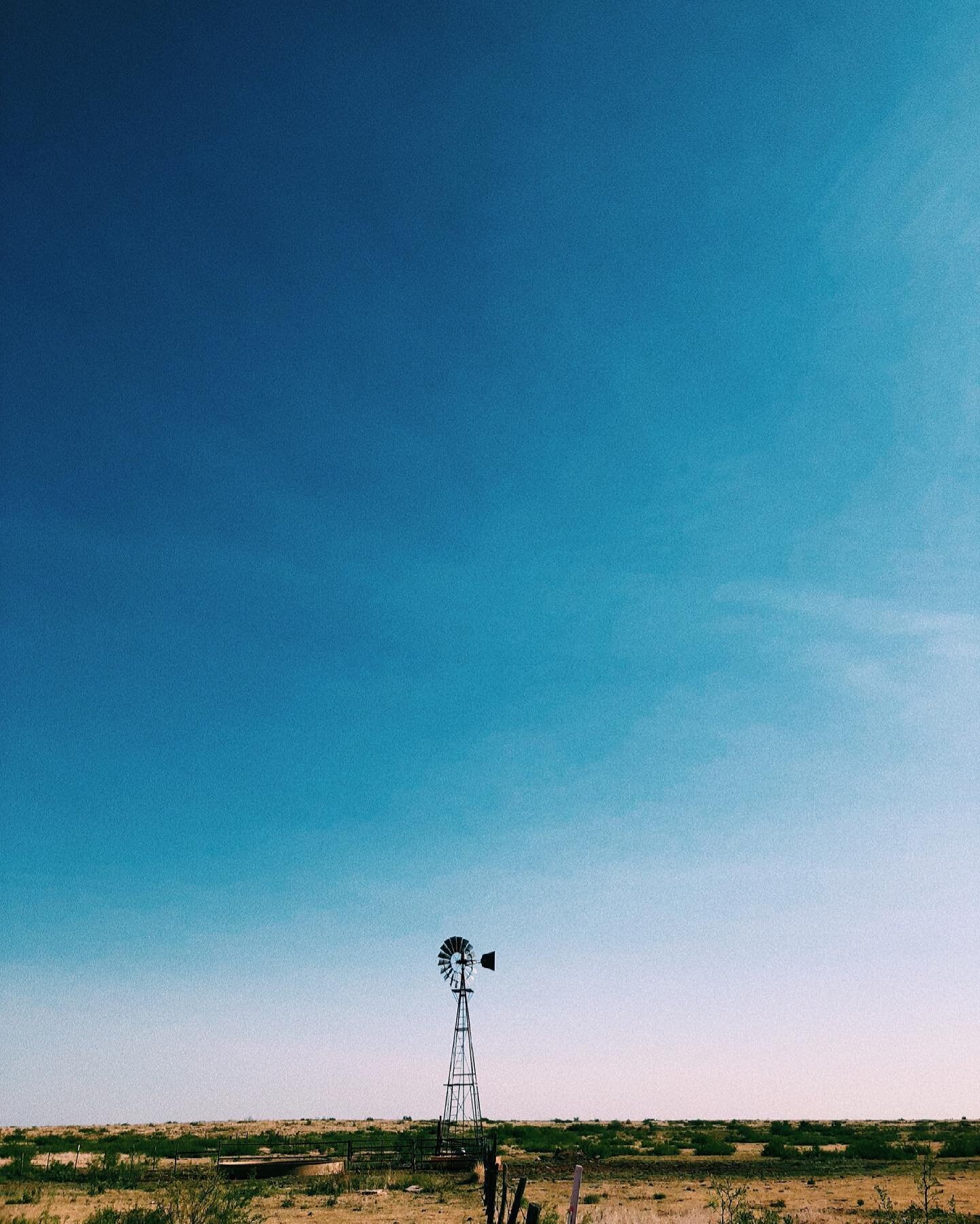 On a road trip through West Texas with my mom in 2018 I jerked the car over onto the side of the road to snag a picture of this windmill. No regrets. 
*
*
*
*
*
#brittanycoffeephotography #windmill  #westtexas #desertphotos  #oklahomaphotographer #we