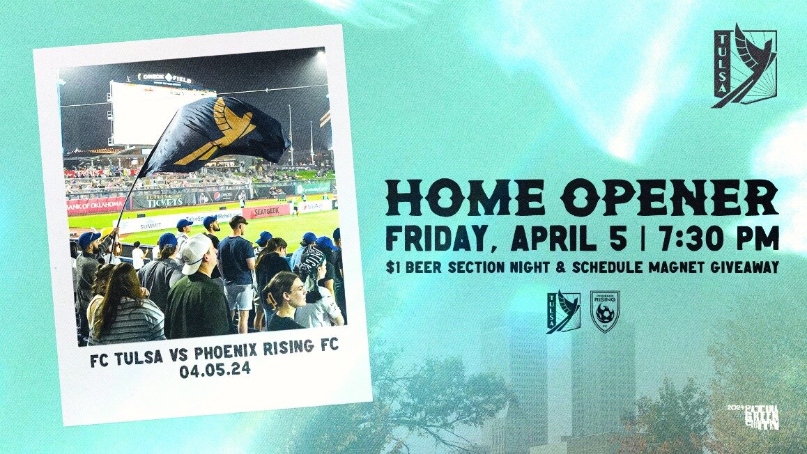 Many of our Thirsty Thursday friends will be attending the FC Tulsa home opener game this Friday, April 5 at 7:30 p.m. All are welcome to join! Tickets can be purchased in the Endline General Admission section. You can purchase tickets using the link