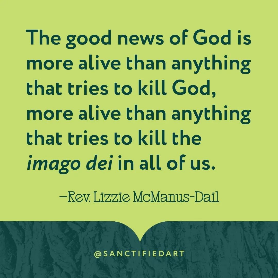 &ldquo;How can we trust resurrection when death is on the world&rsquo;s throne?

Because Jesus knows what we will always need to be reminded of: the good news is greater than any tyrant. The good news of God is more alive than anything that tries to 