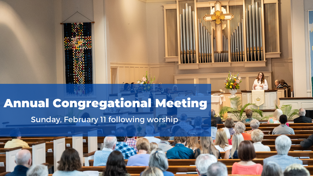 Annual Congregational Meeting — Southminster Presbyterian Church