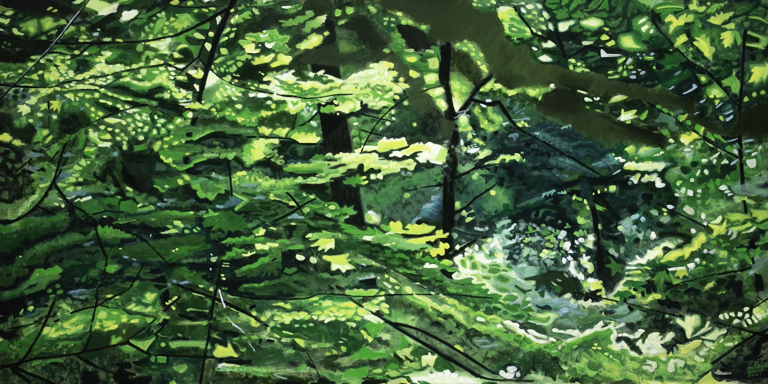 Ravine, 2021, Oil on linen, 40” x 80”
Price: Available upon request / On Hold
