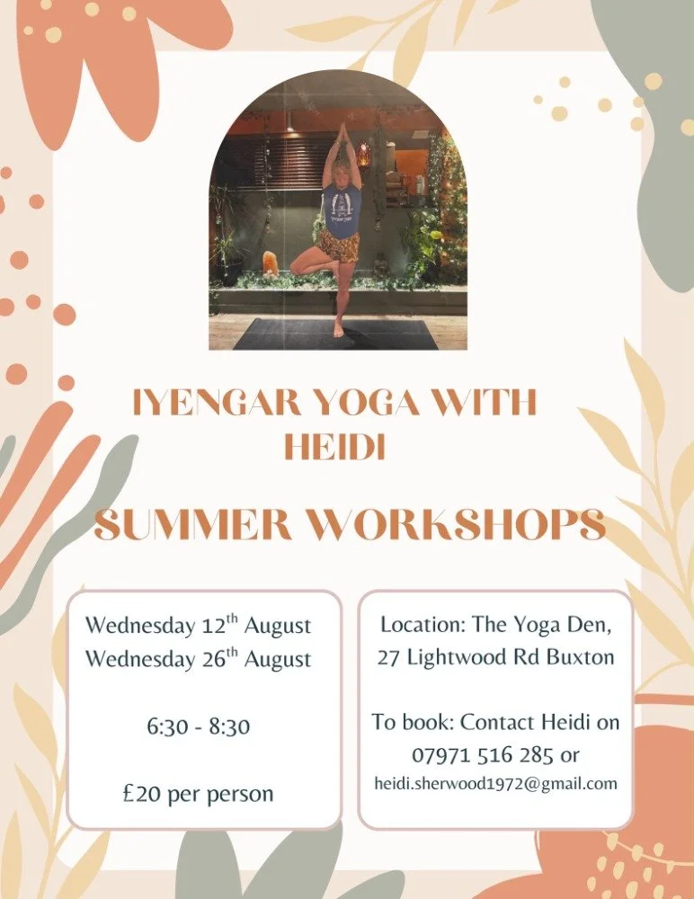 Iyengar Yoga Workshop with Heidi - Summer Workshops 