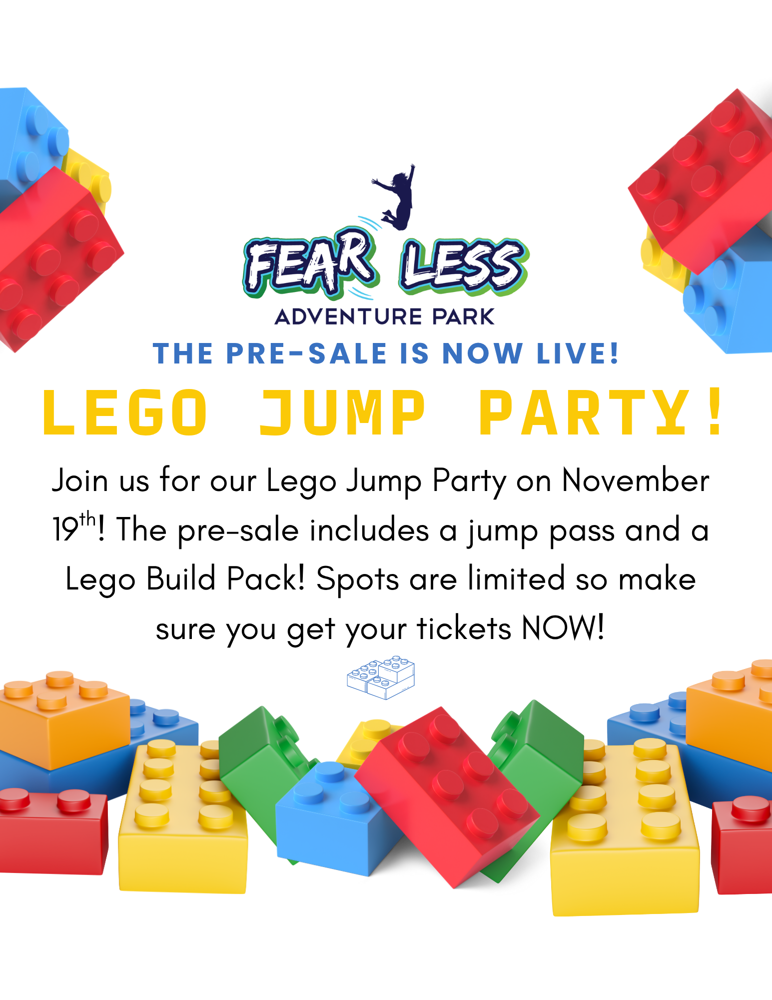 Lego Jump Party (Ticket Required)