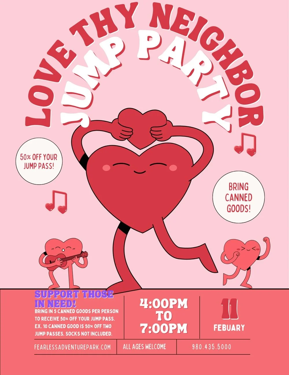 Love Thy Neighbor Jump Party