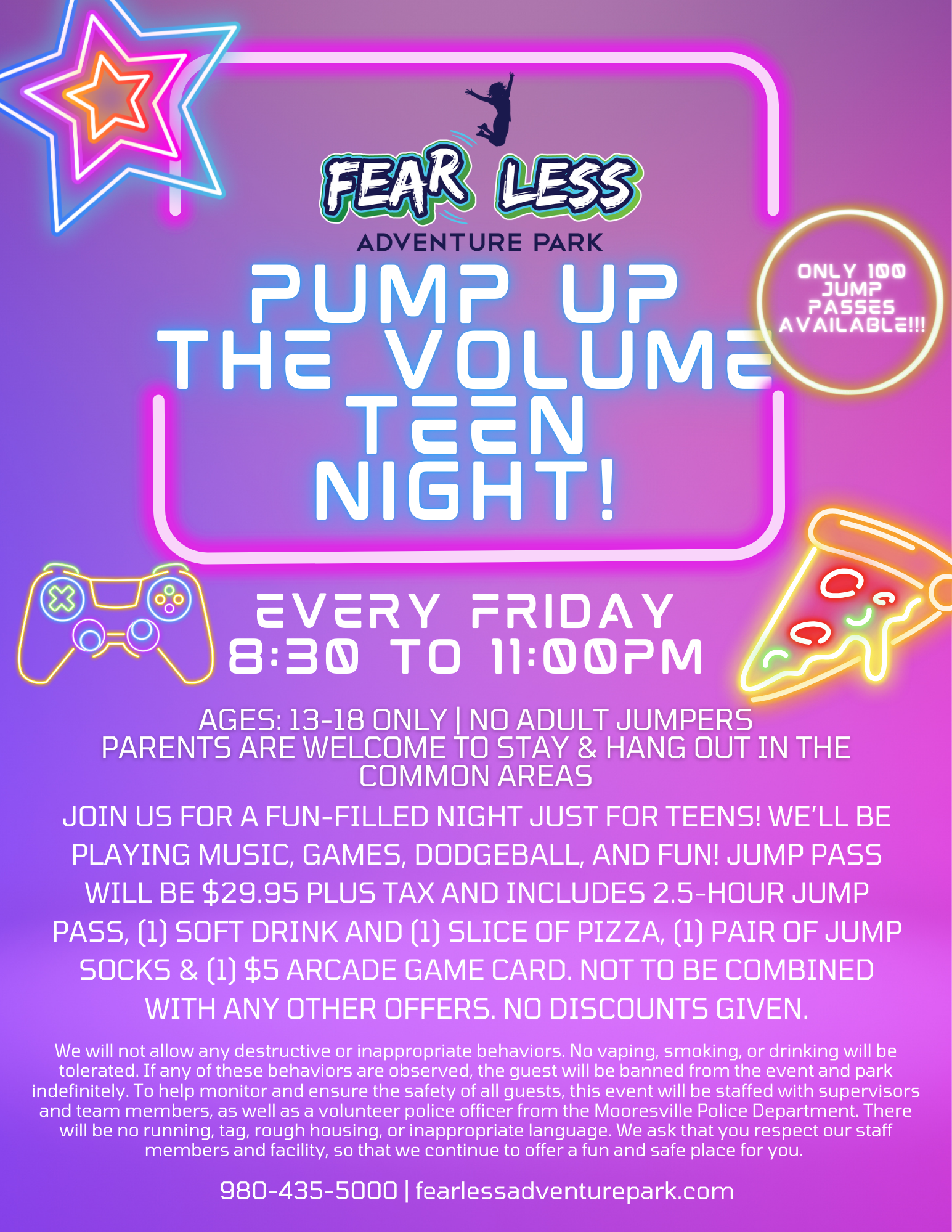 Pump Up the Volume Teen Night 