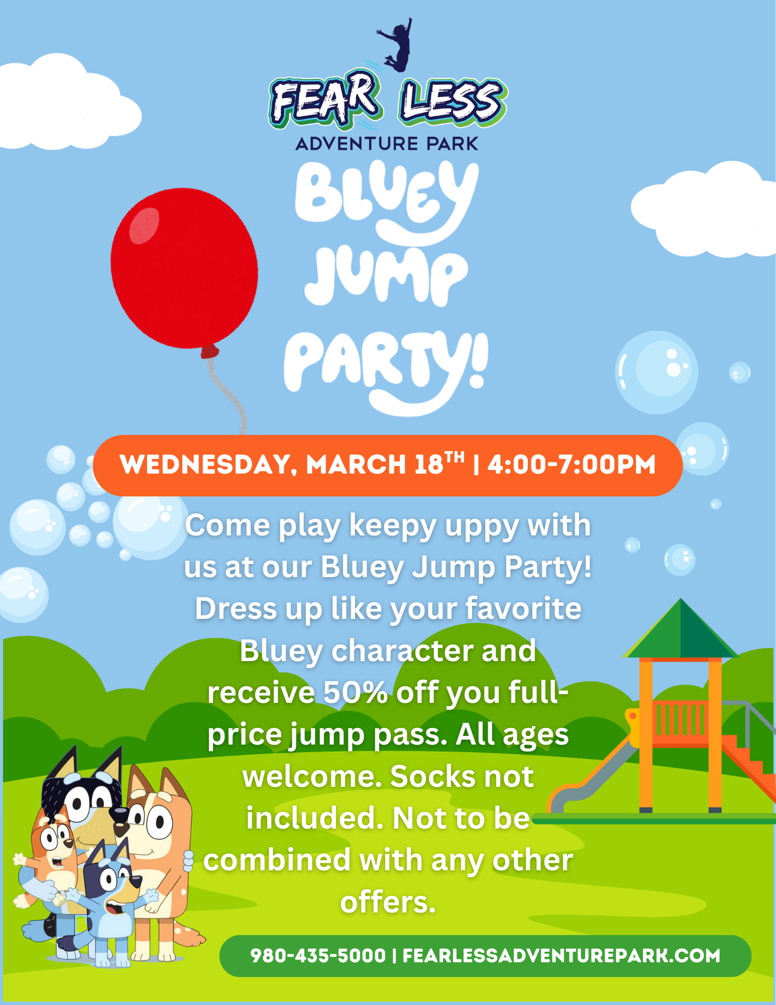 Bluey Jump Party