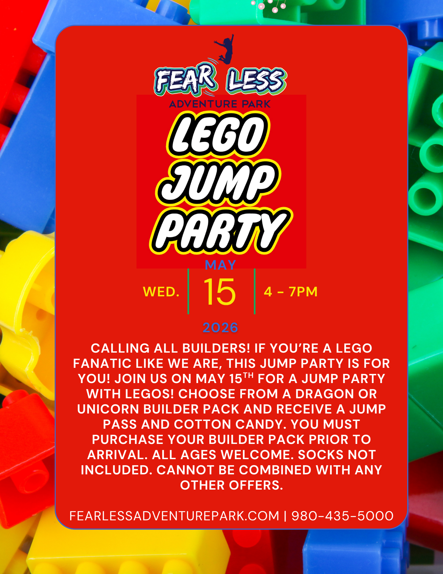 Lego Build & Jump Party