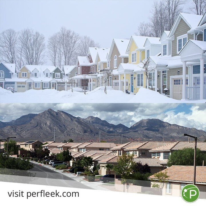 Would you want to live where there is snow year-round or sun year-round?
#YourSimpleSearchSolution #2Clicks2Home #PerfleekRealEstate #Perfleek #aplaceforeveryone