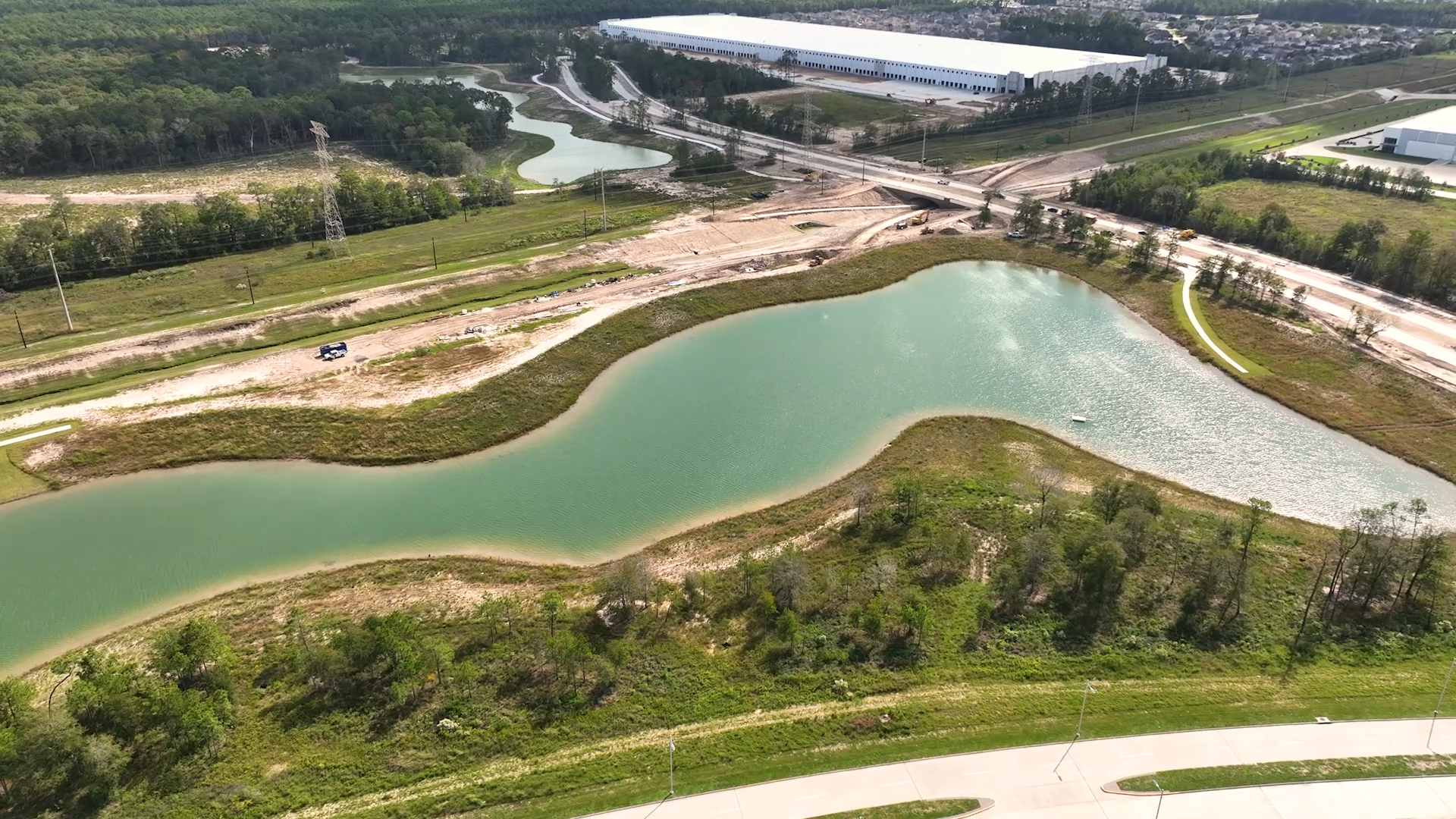 Grandfather's Lake From Above