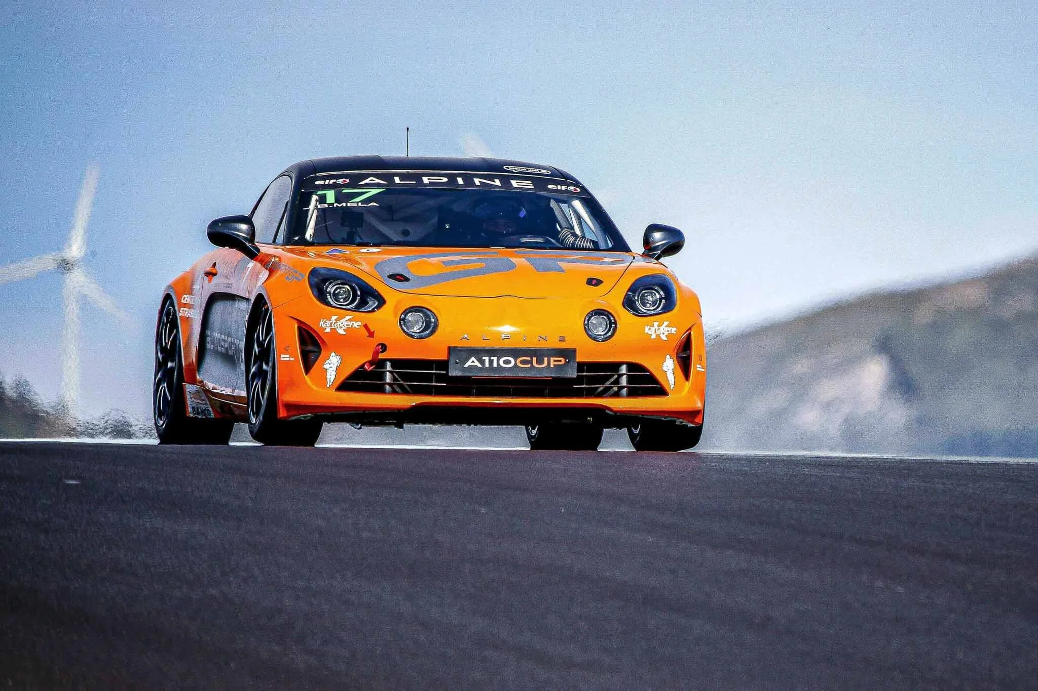 1er meeting Alpine Elf Europa Cup, 1er podium