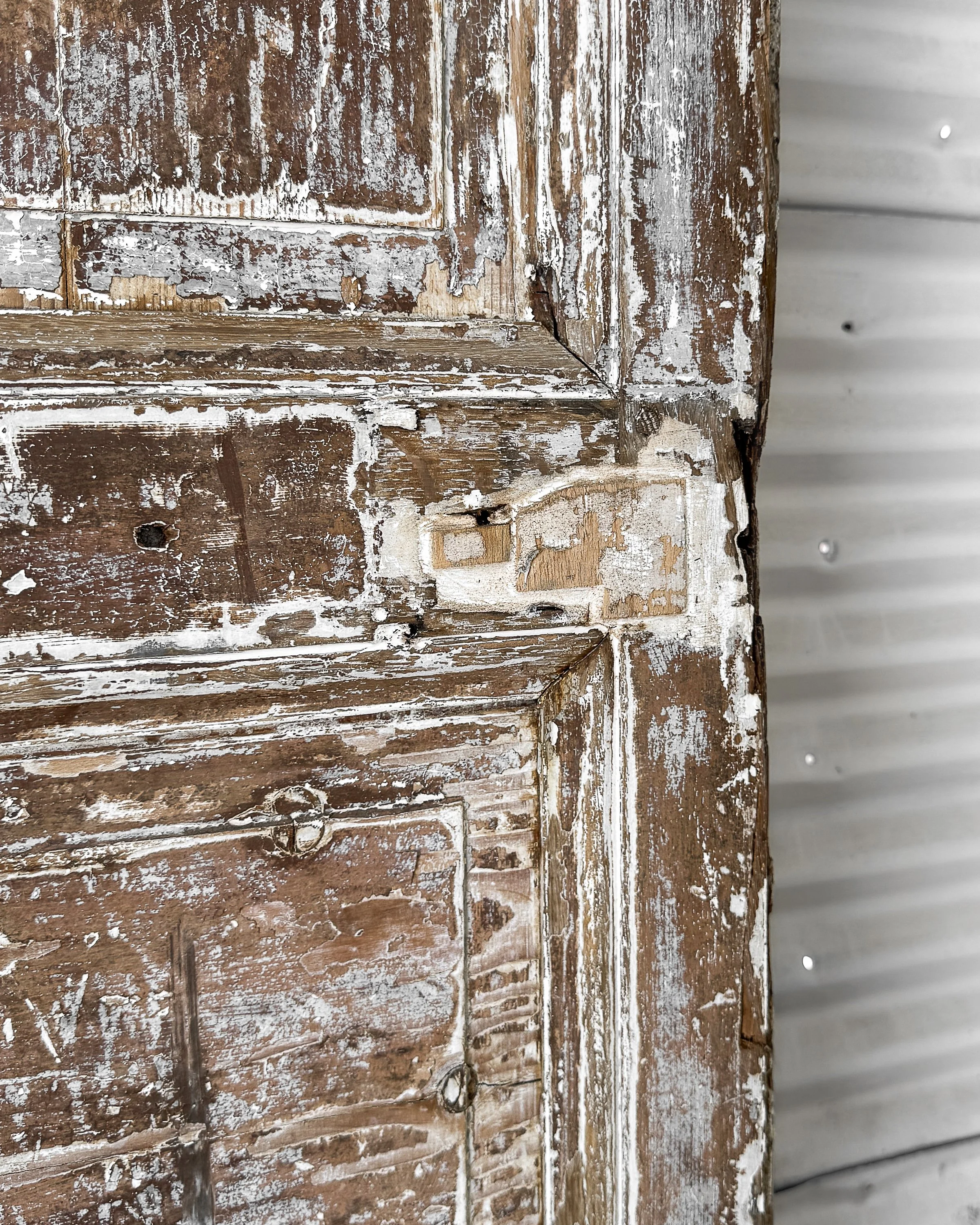 Salvaged Antique French Door