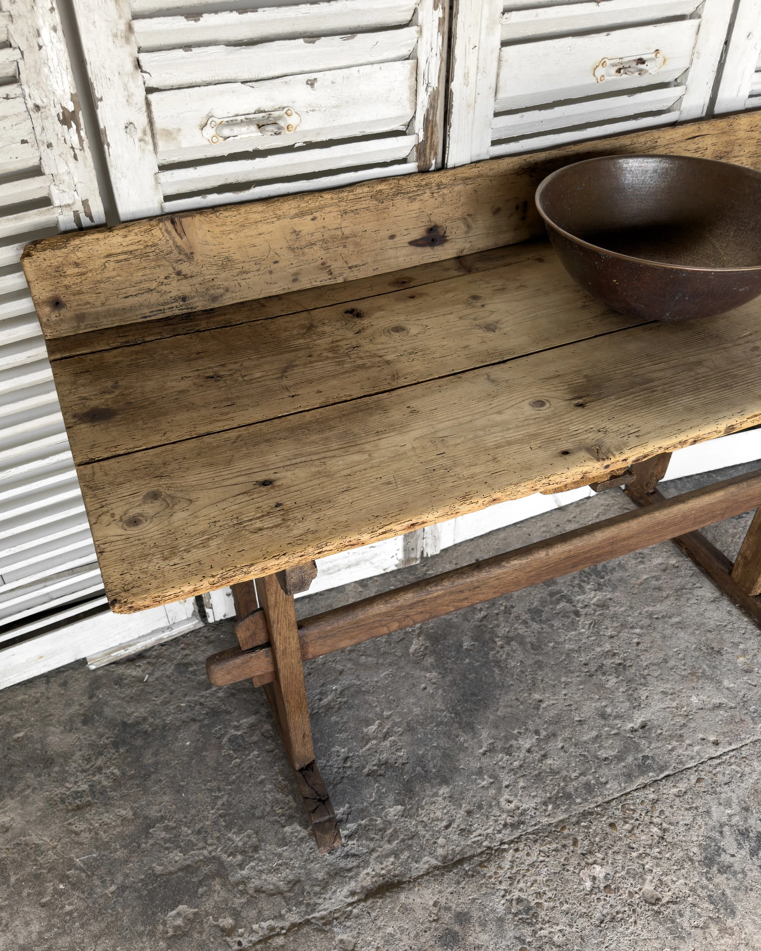 Antique French Work Table Vanity