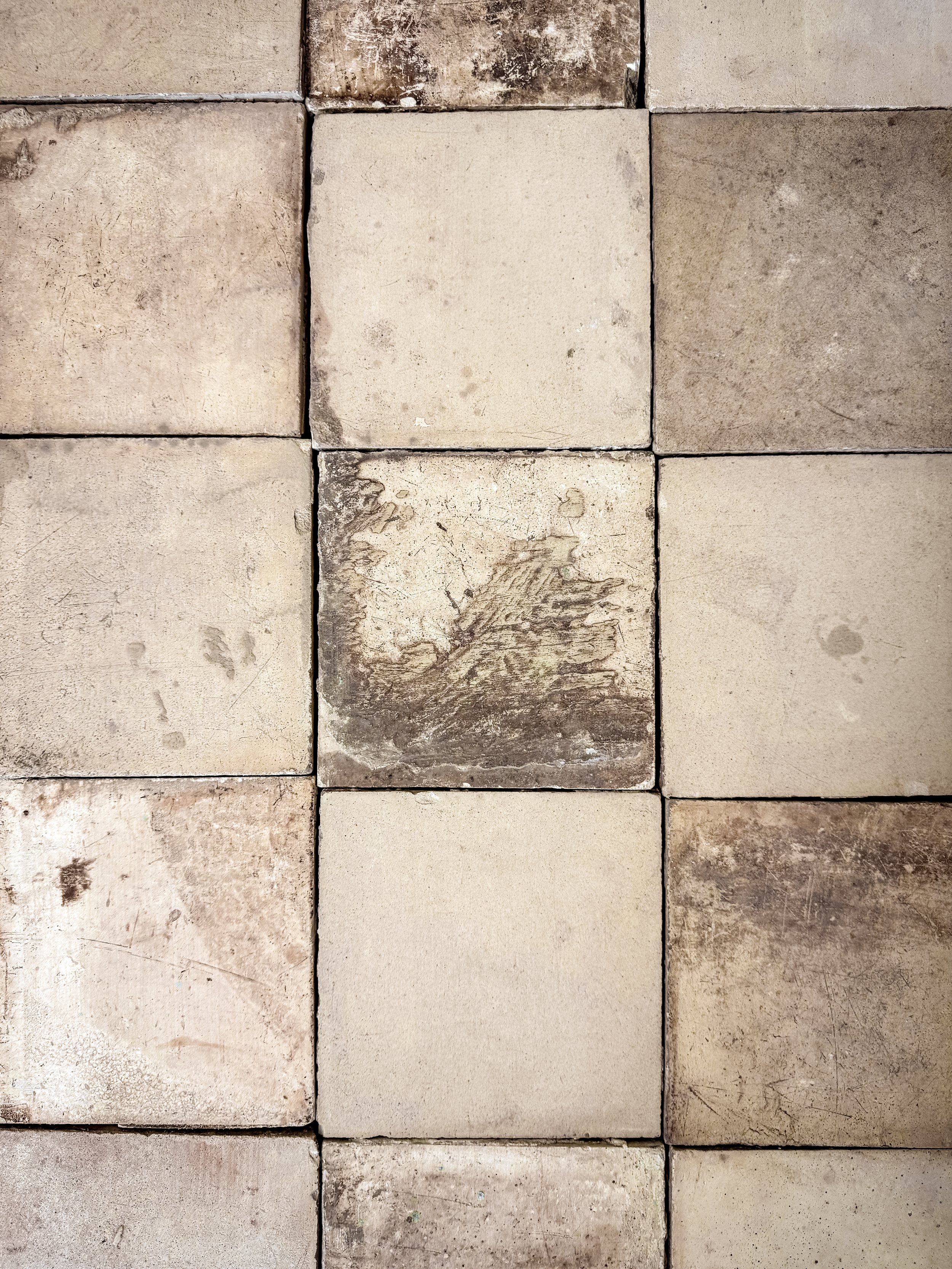 Reclaimed European Encaustic Cement Tiles