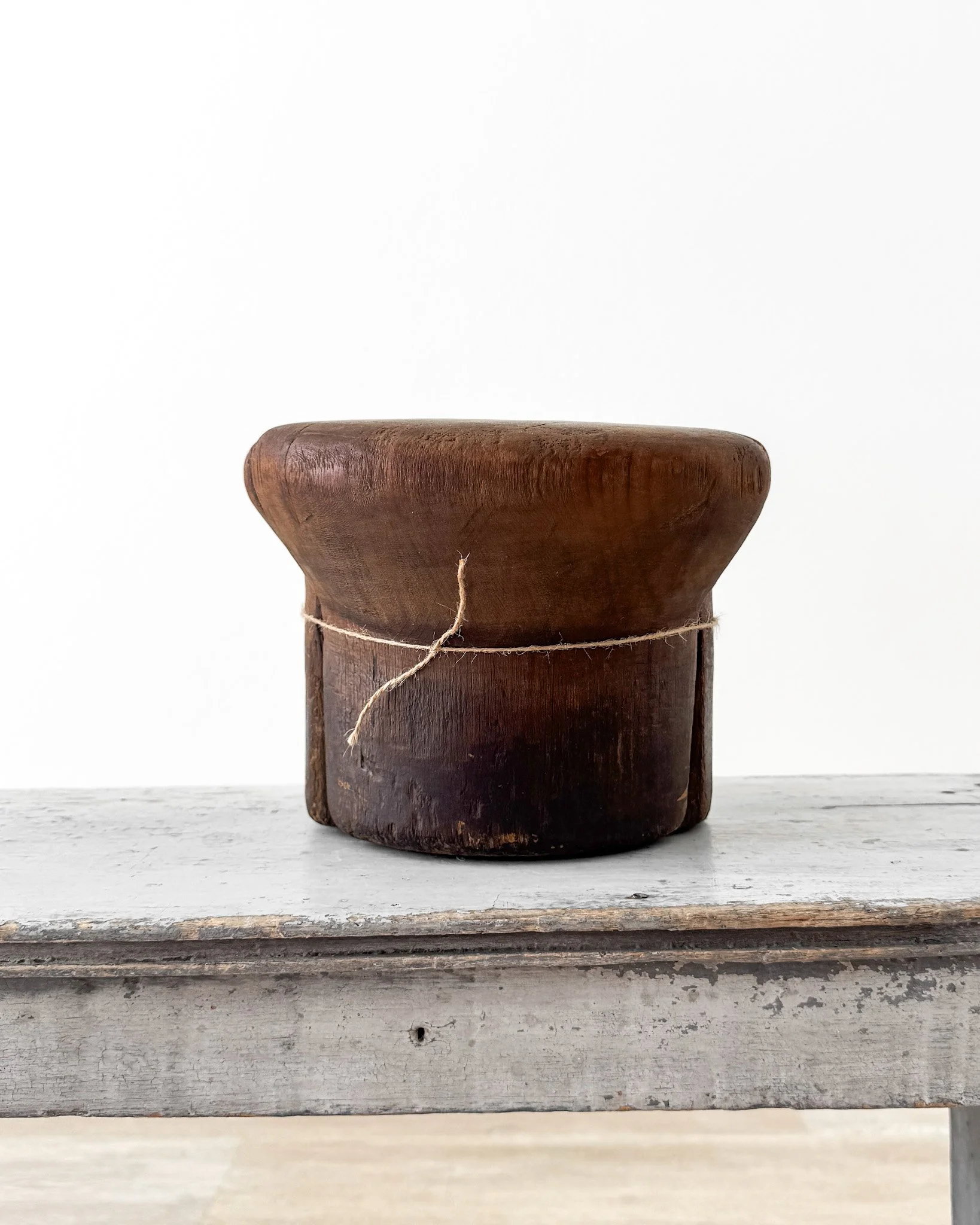 Antique Wooden Puzzle Hat Blocks