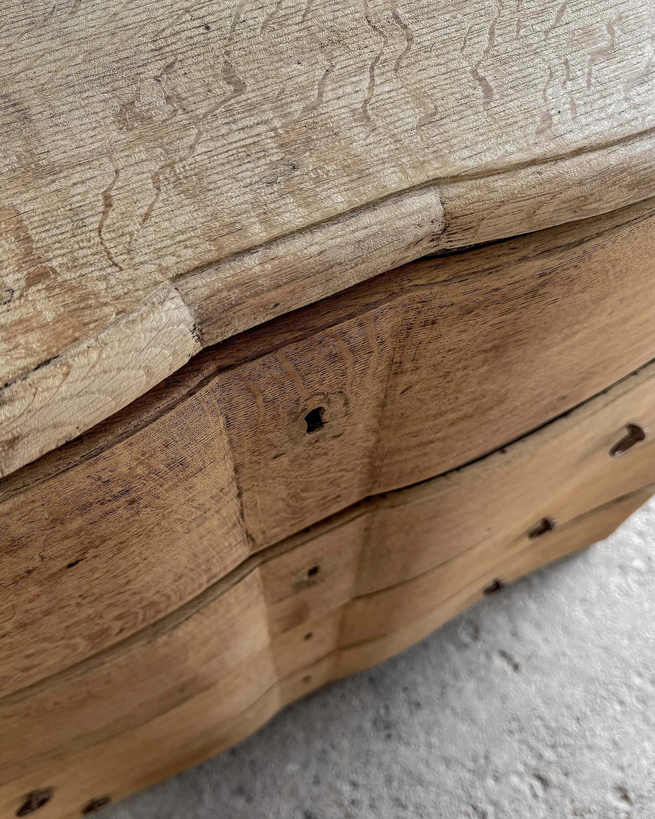 Antique French Serpentine Dresser
