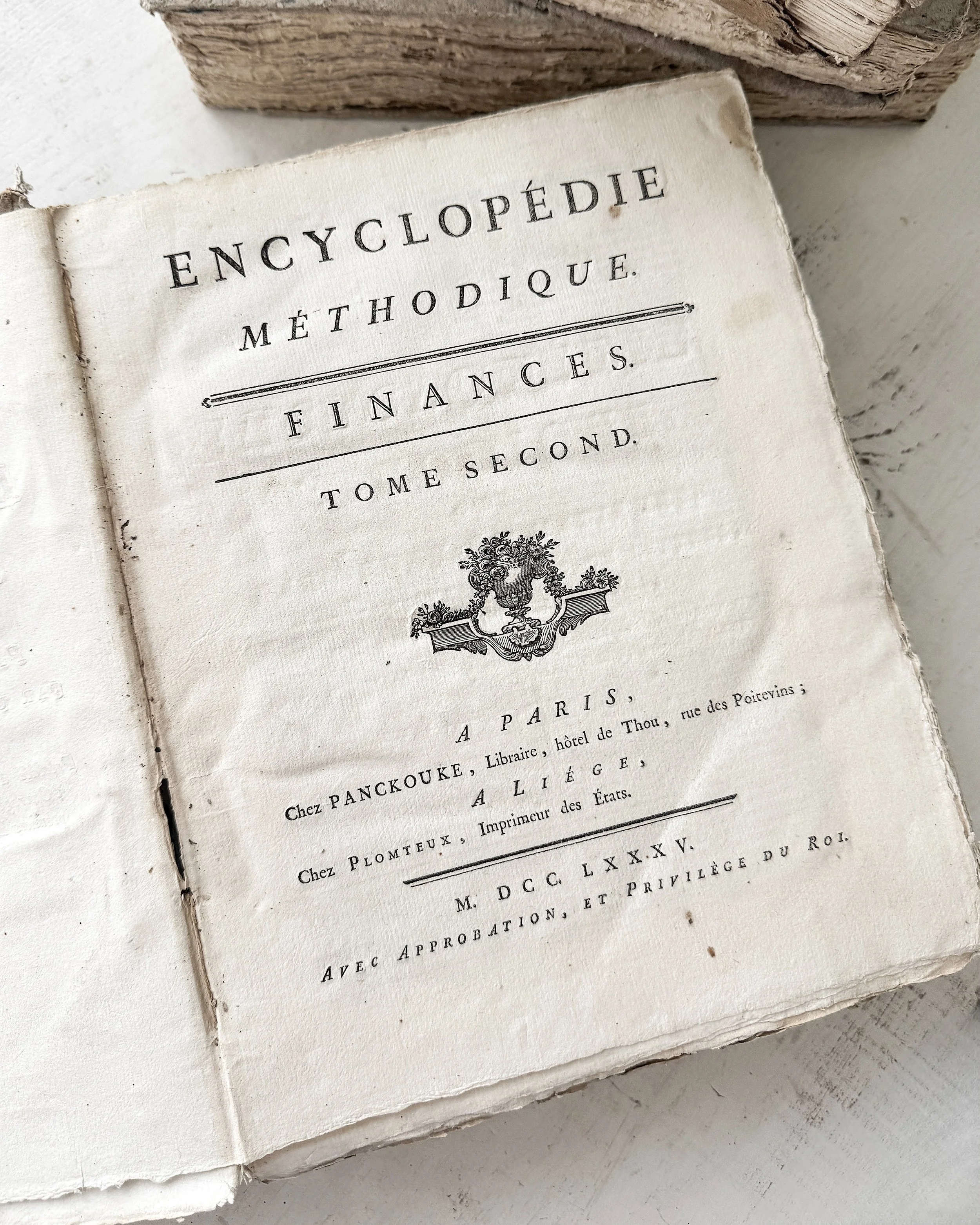 Set of Antique French Methodical Encyclopedias