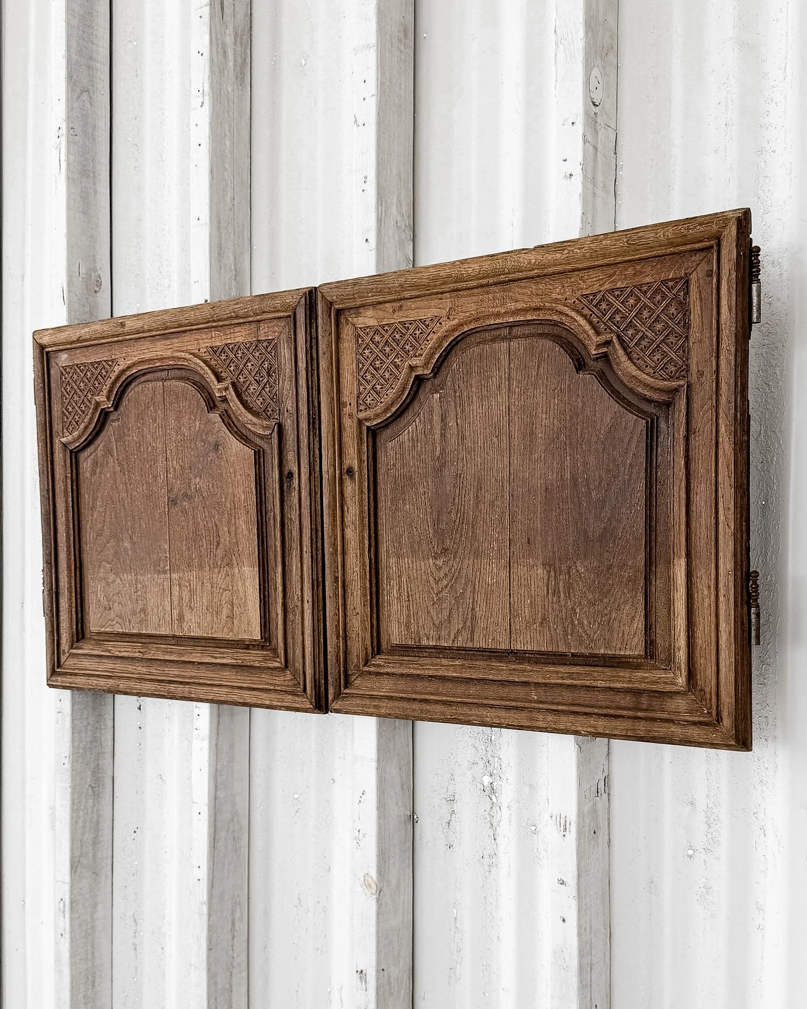 Reclaimed Antique French Oak Cupboard Doors