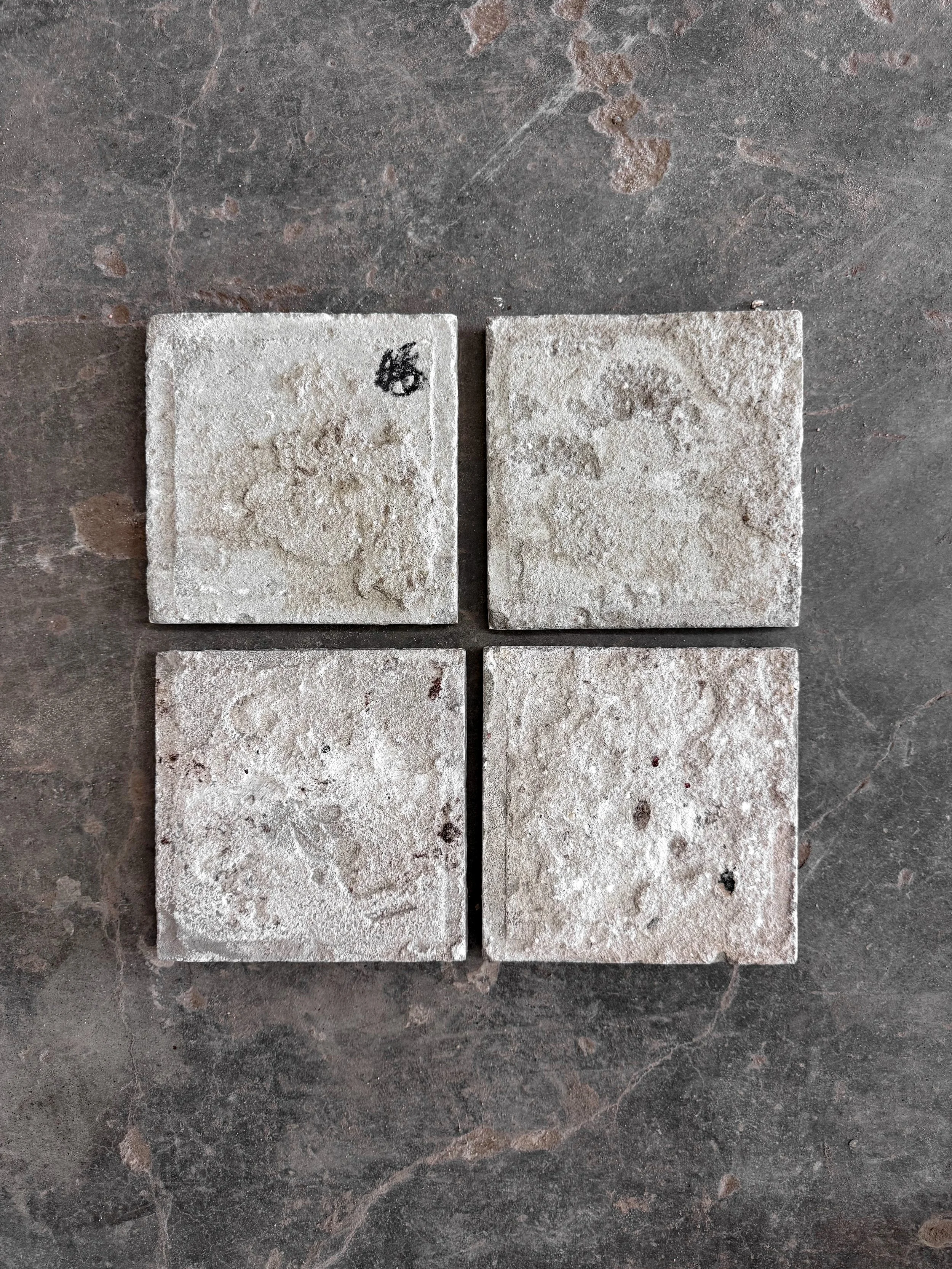 Reclaimed European Encaustic Cement Tiles