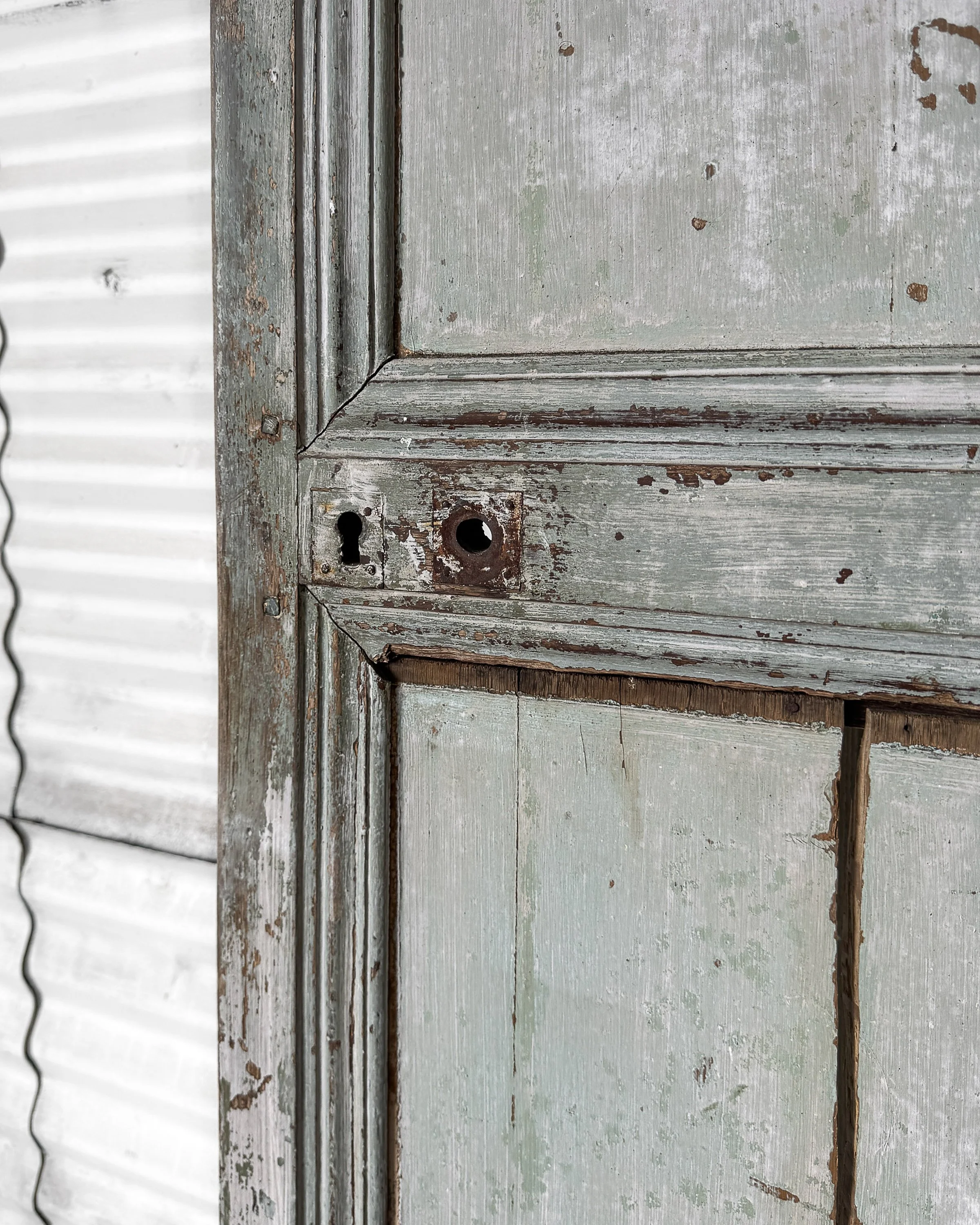 Salvaged Antique French Door