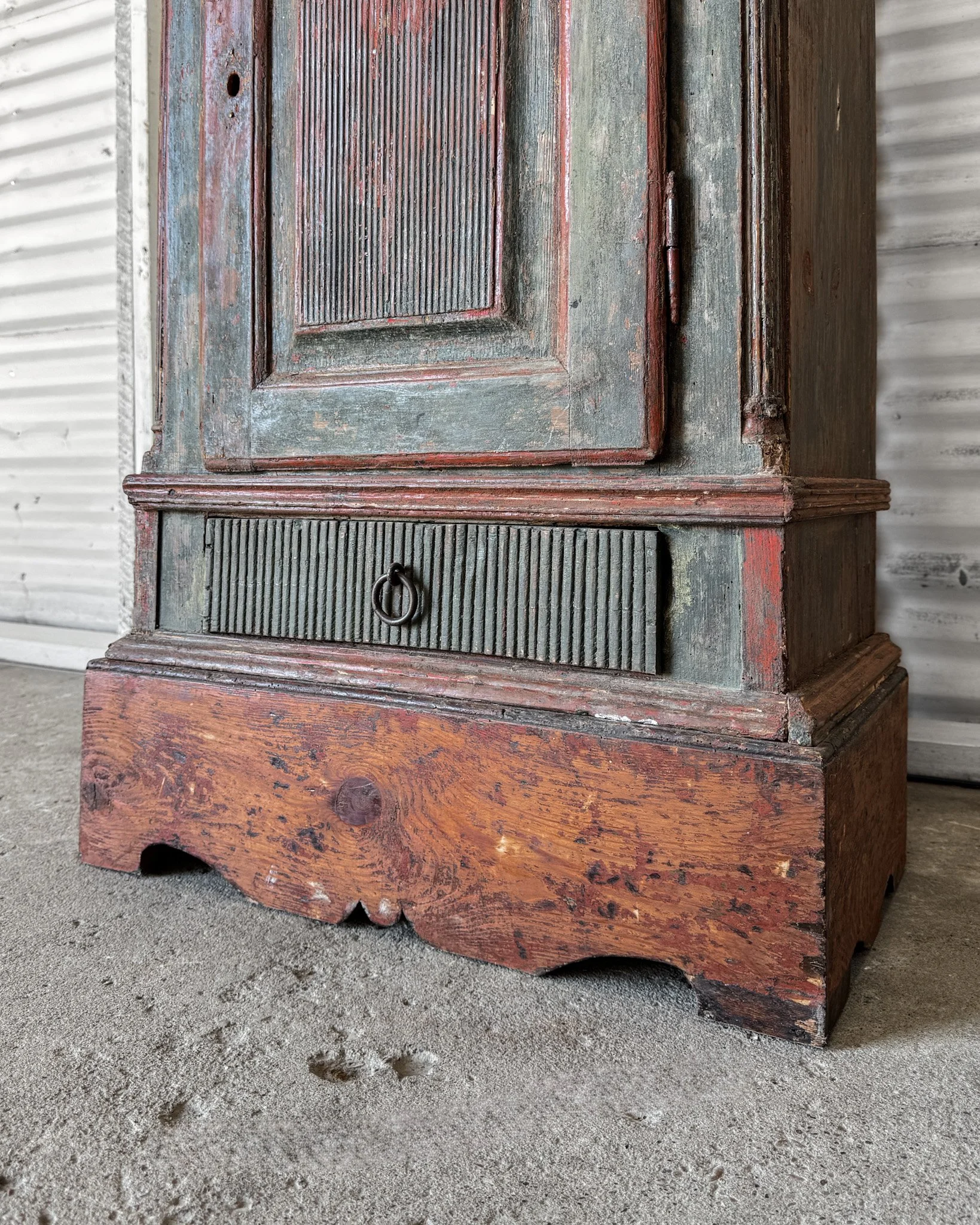 18th Century Swedish Rococo Tobacco Cabinet