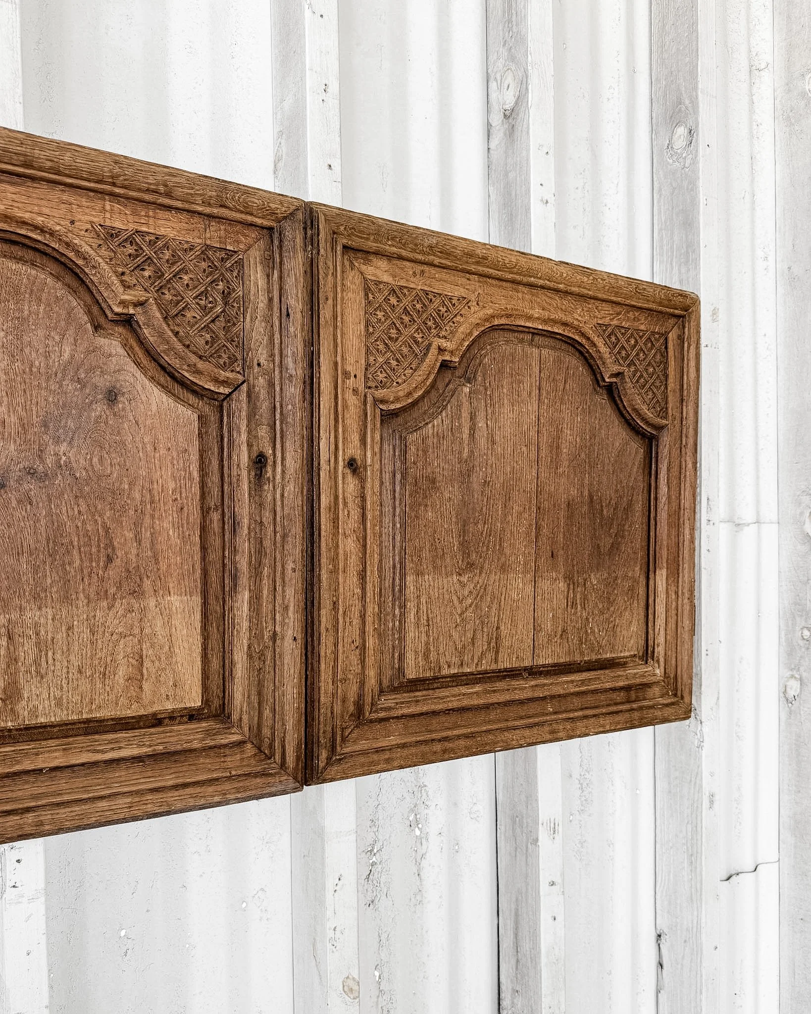 Reclaimed Antique French Oak Cupboard Doors