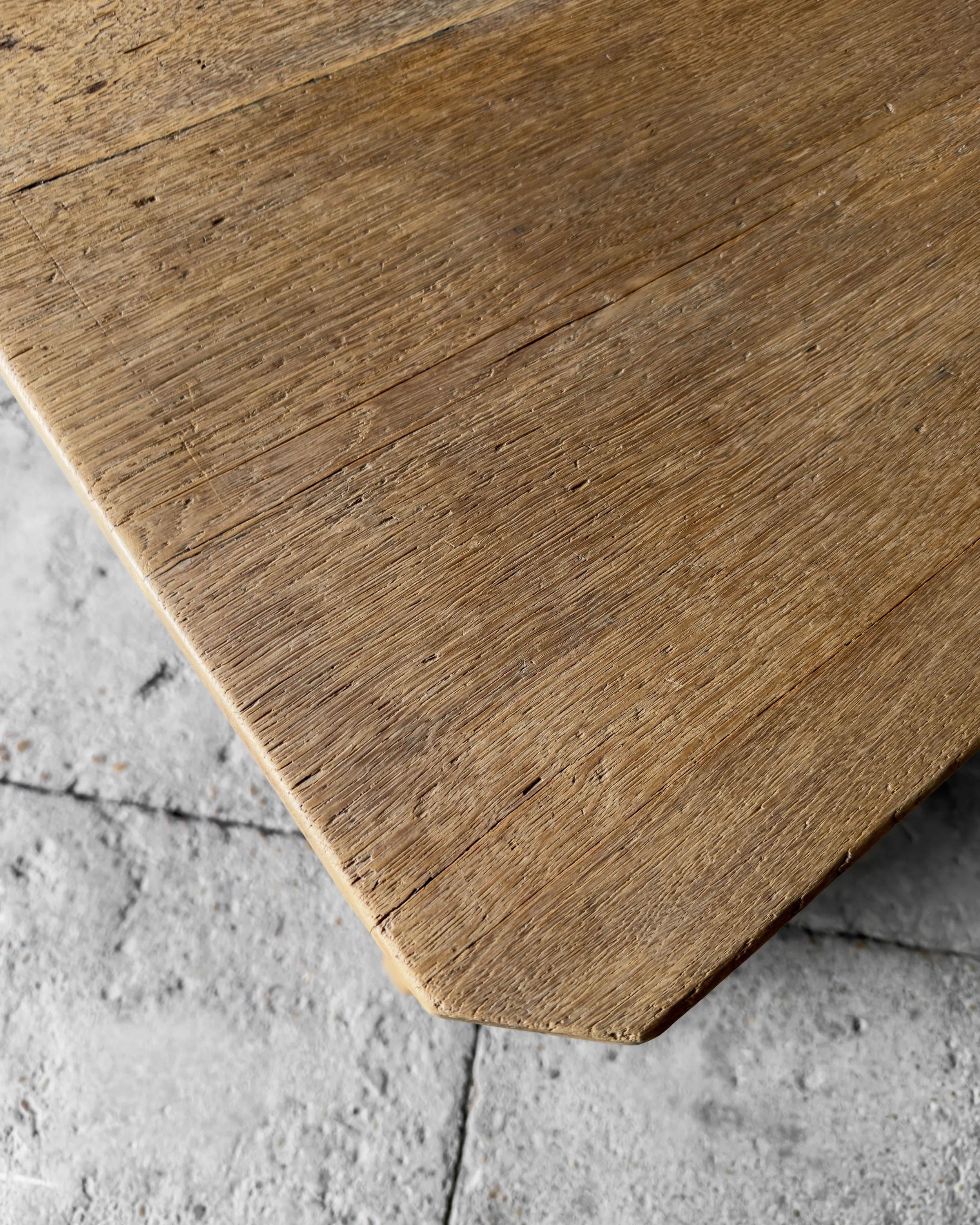 Antique English Oak Work Table | Kitchen Island