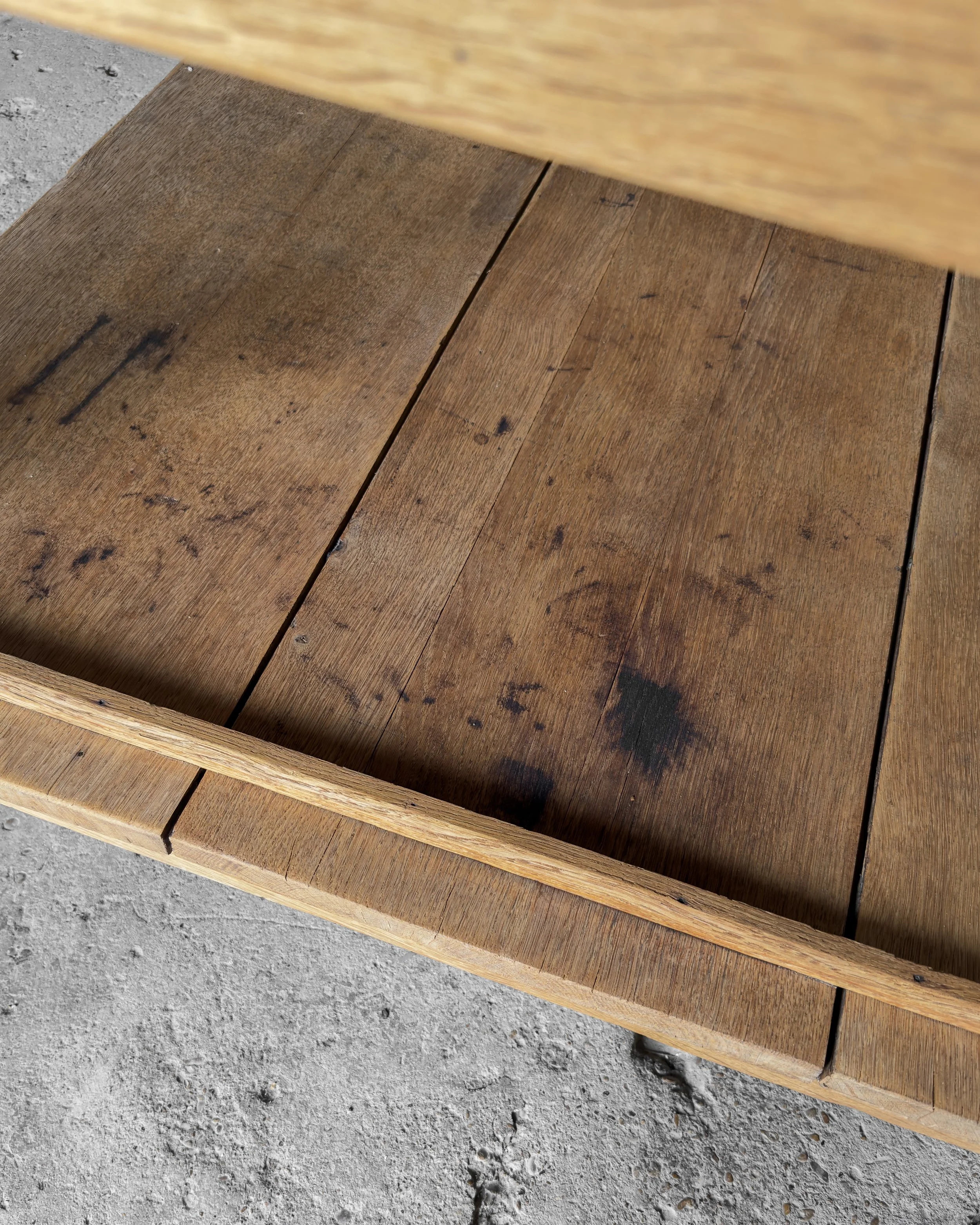 Antique English Oak Work Table | Kitchen Island