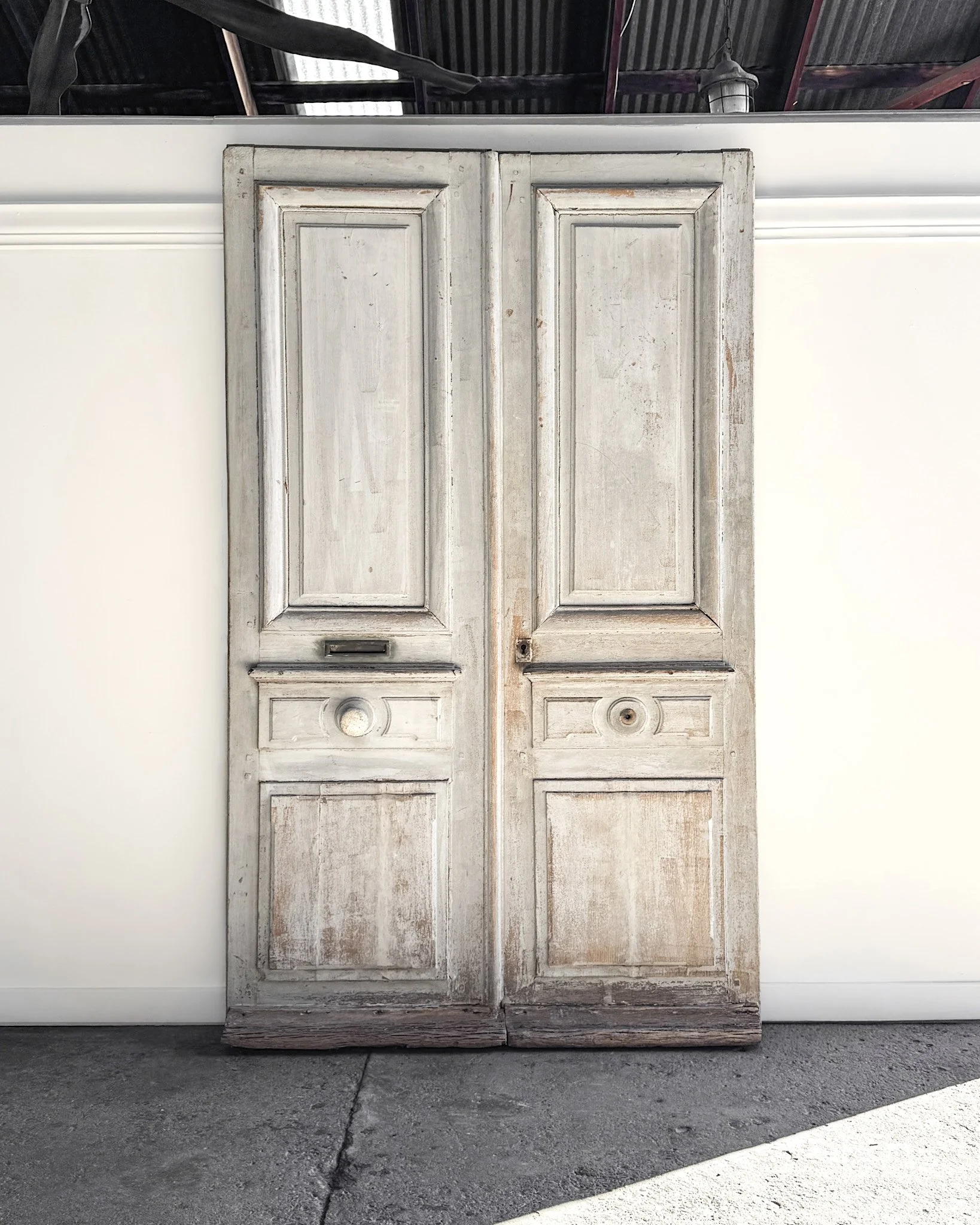 Salvaged Antique French Door