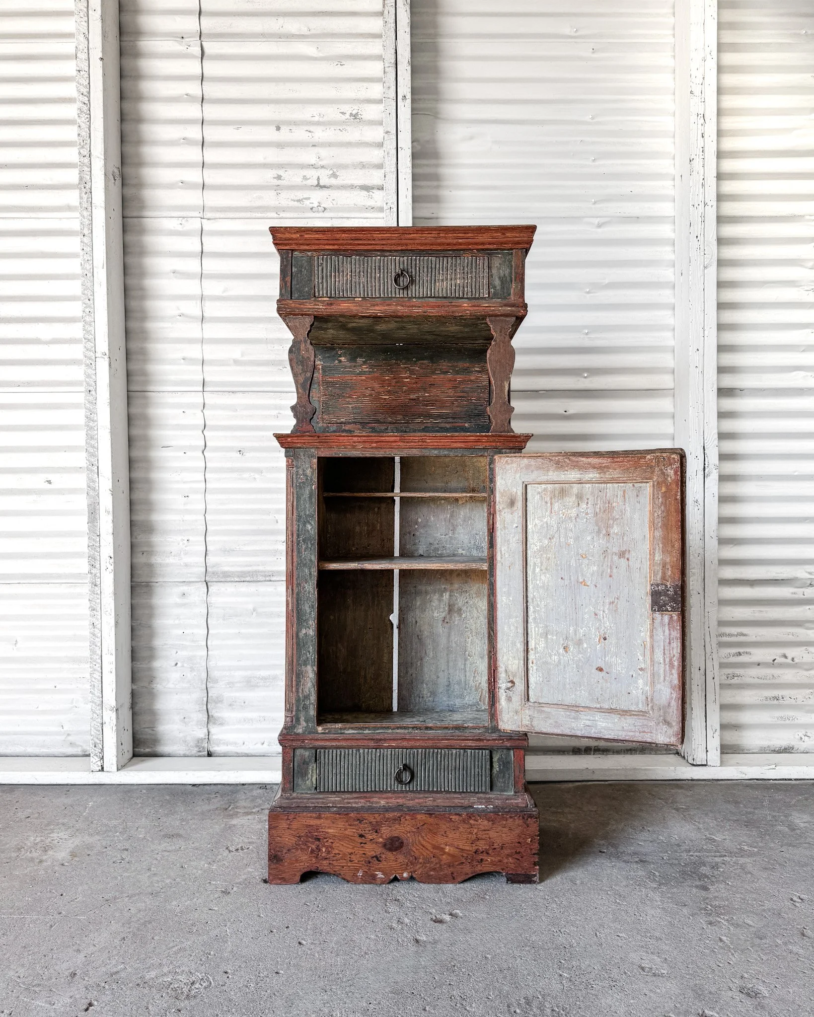 18th Century Swedish Rococo Tobacco Cabinet